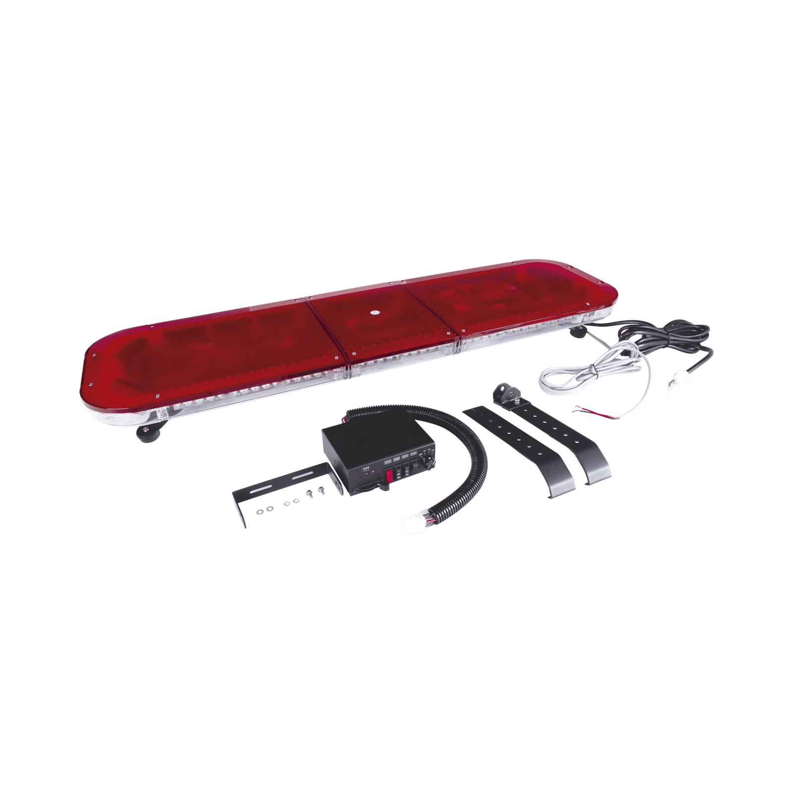 Barra de luces LED de 47″ con 88 LEDs de alta potencia, color rojo, ideal para equipar ambulancias y unidades de bomberos X67RV2 - EPCOM INDUSTRIAL SIGNALING