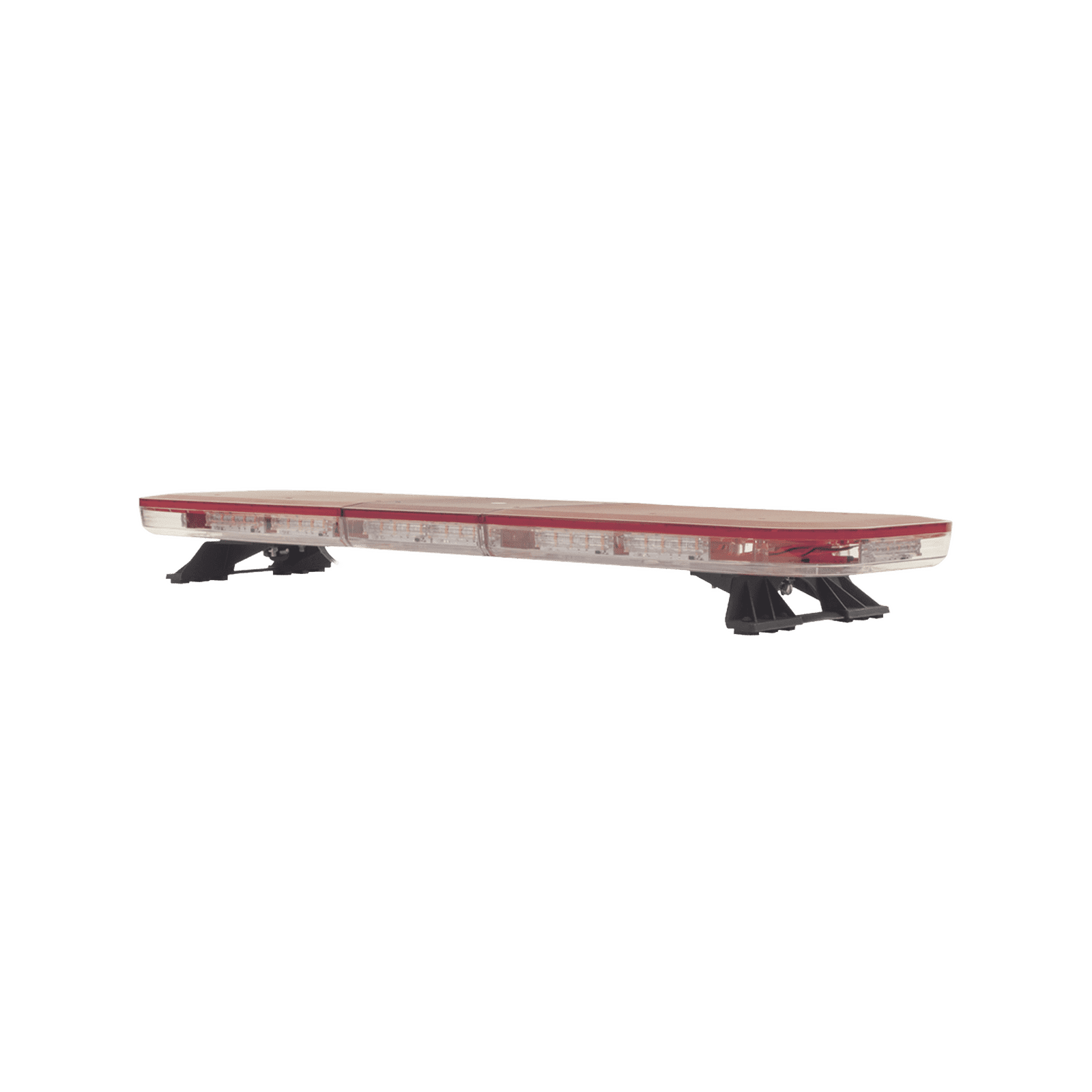 Barra de luces LED de 47″, 124 LED, con control de tráfico en color ámbar, dual color rojo/claro, ideal para equipar ambulancias y unidades de bomberos X67RWV2 - EPCOM INDUSTRIAL SIGNALING