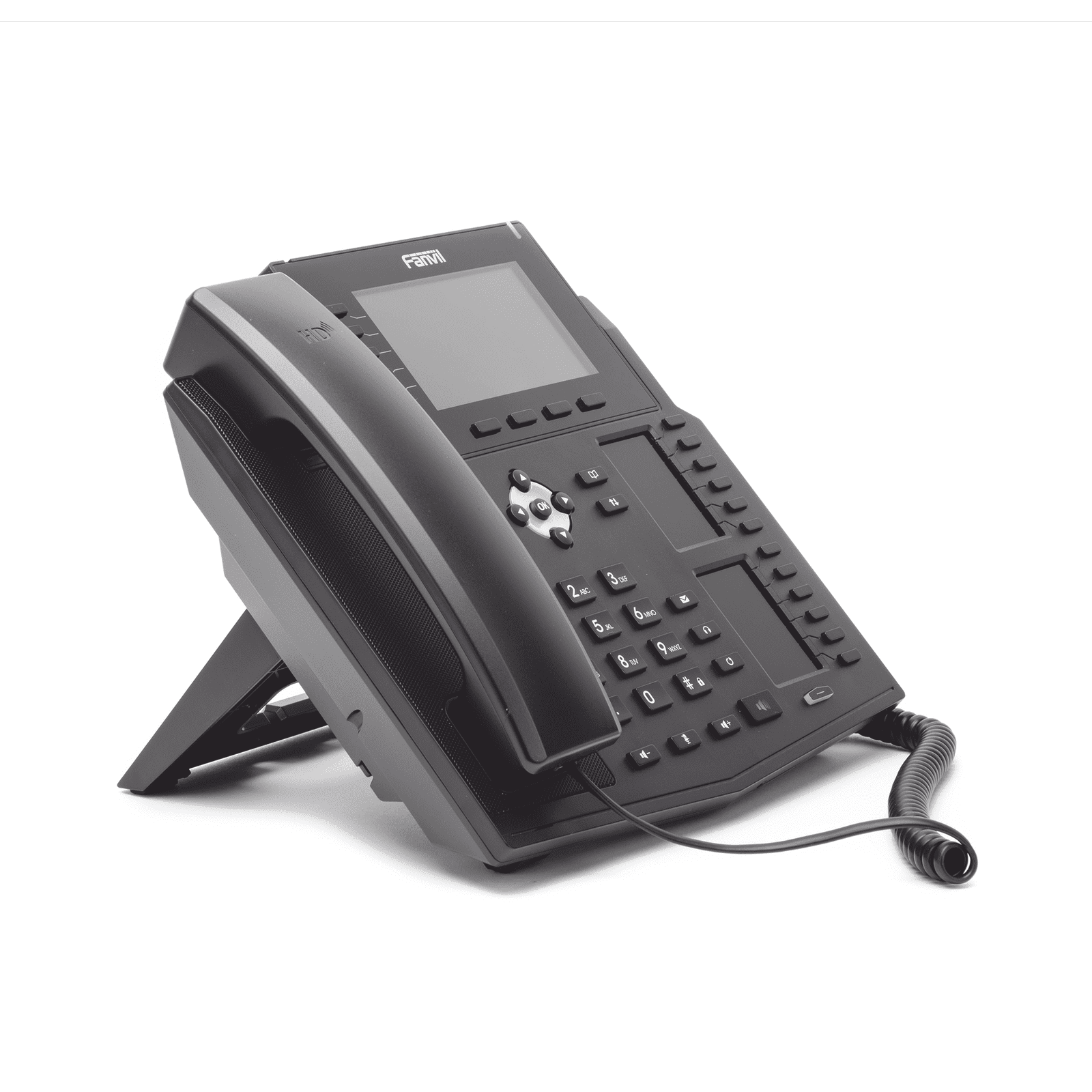 Teléfono IP Empresarial con Estándares Europeos, 20 lineas SIP con pantalla LCD a color, 60 teclas DSS/BLF, puertos Gigabit, IPv6, Opus , PoE/DC X6U - FANVIL