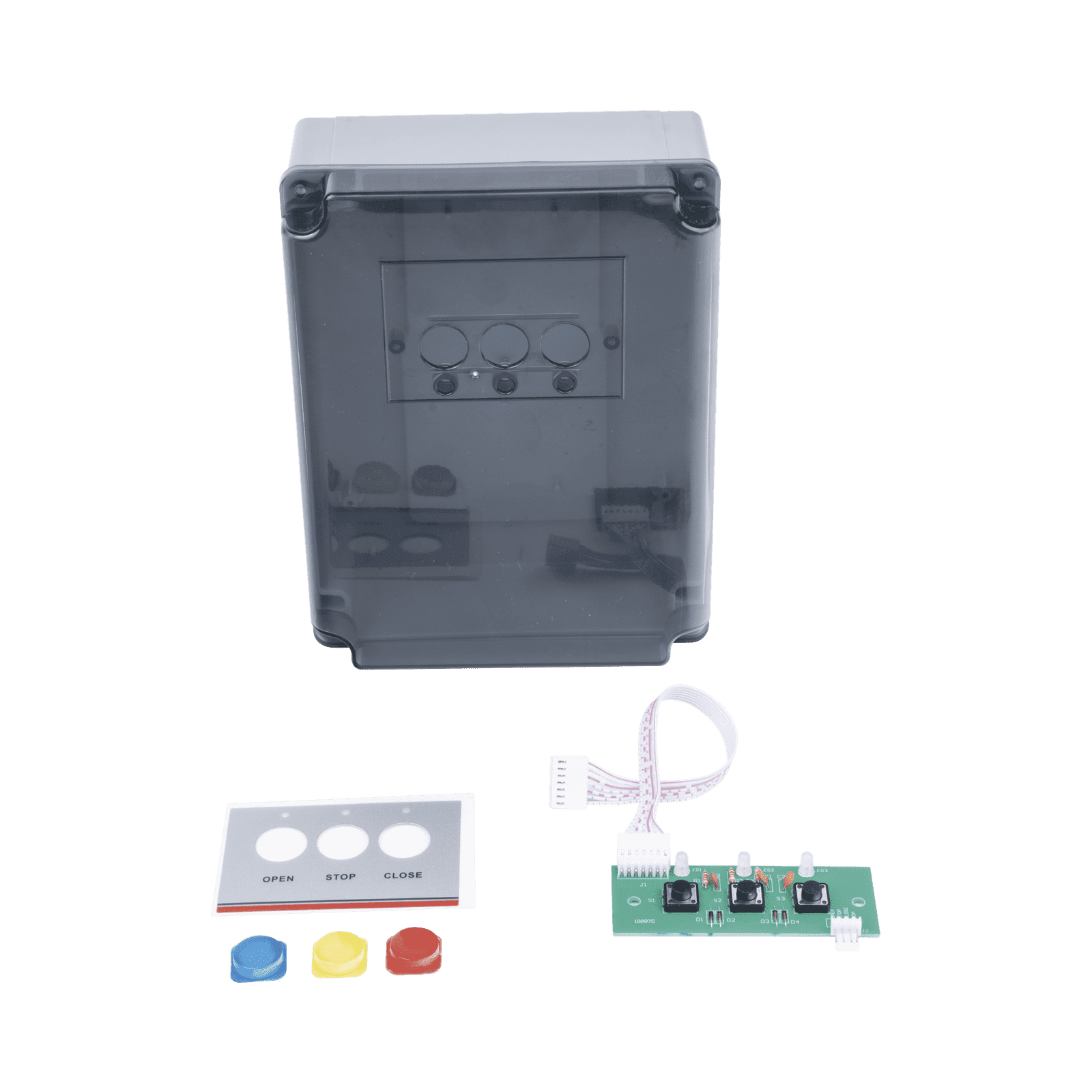 Refacción para barreras XBS y XBF AccessPRO Industrial / Caja de plástico con botonera para cuadro de mando XB-FS-PCB-BOX - AccessPRO
