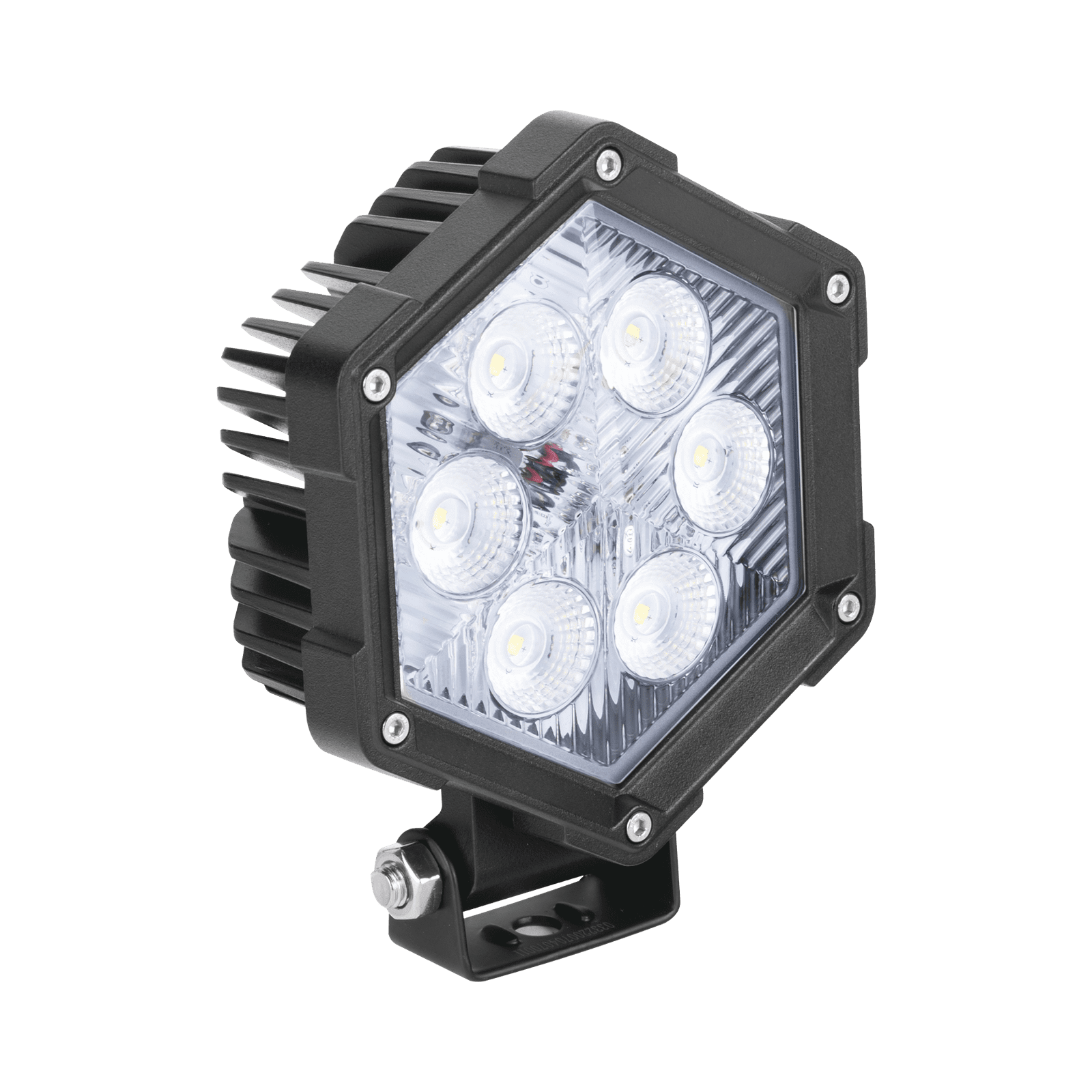 Luz de Trabajo Ultra brillante, 6 Led, 2200 Lumenes, 30 watts, 12-24 Vcc XCHR30 - EPCOM INDUSTRIAL SIGNALING