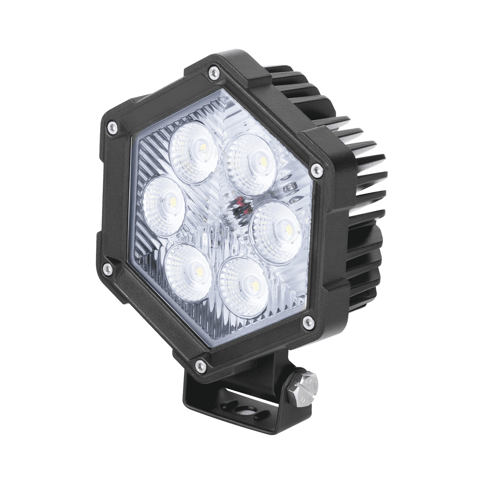 Luz de Trabajo Ultra brillante, 6 Led, 2200 Lumenes, 30 watts, 12-24 Vcc XCHR30 - EPCOM INDUSTRIAL SIGNALING