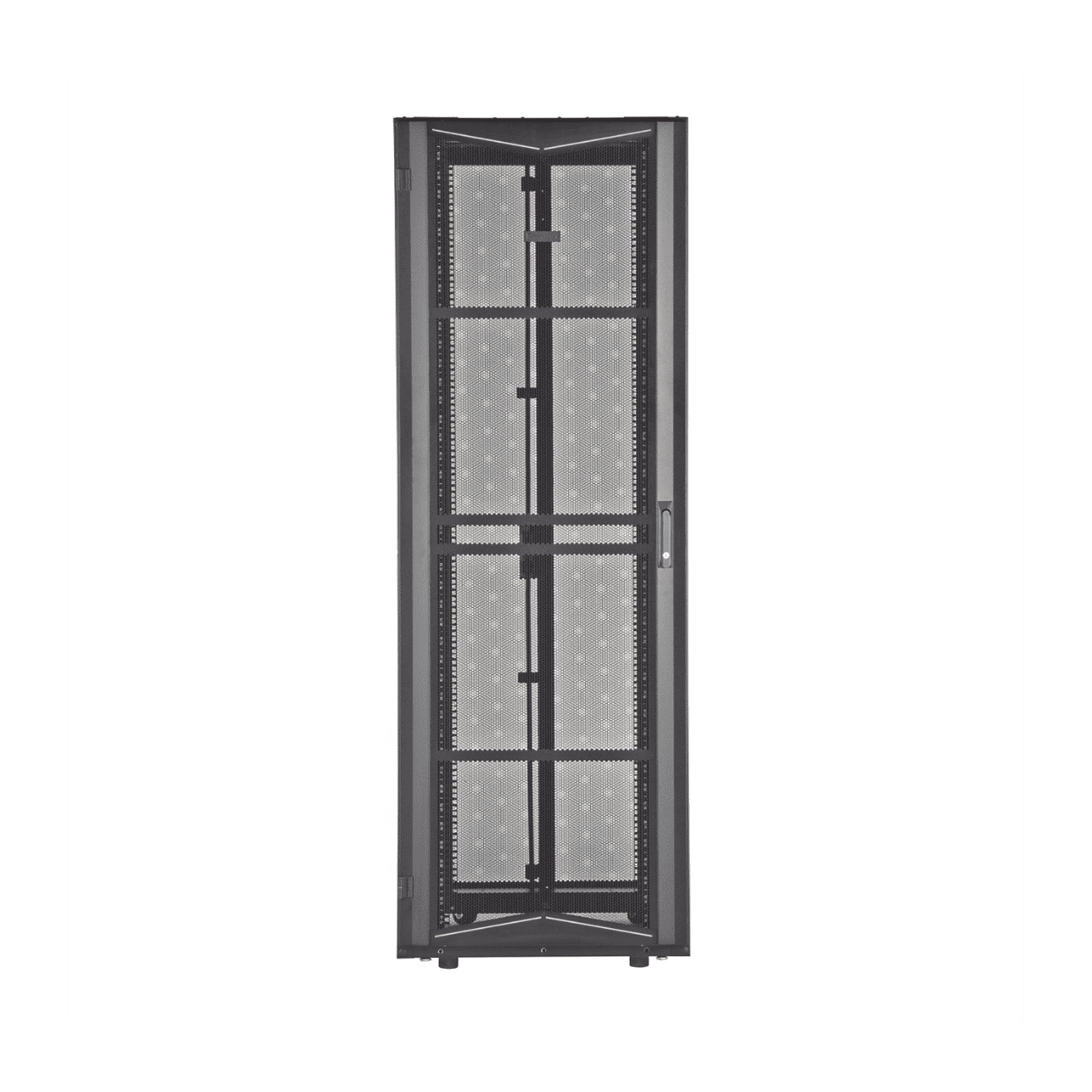 Gabinete FlexFusion para Centros de Datos, 42 UR, 600 mm de Ancho, 1070 mm de Profundidad, Fabricado en Acero, Color Negro XG64212BS0001 - PANDUIT
