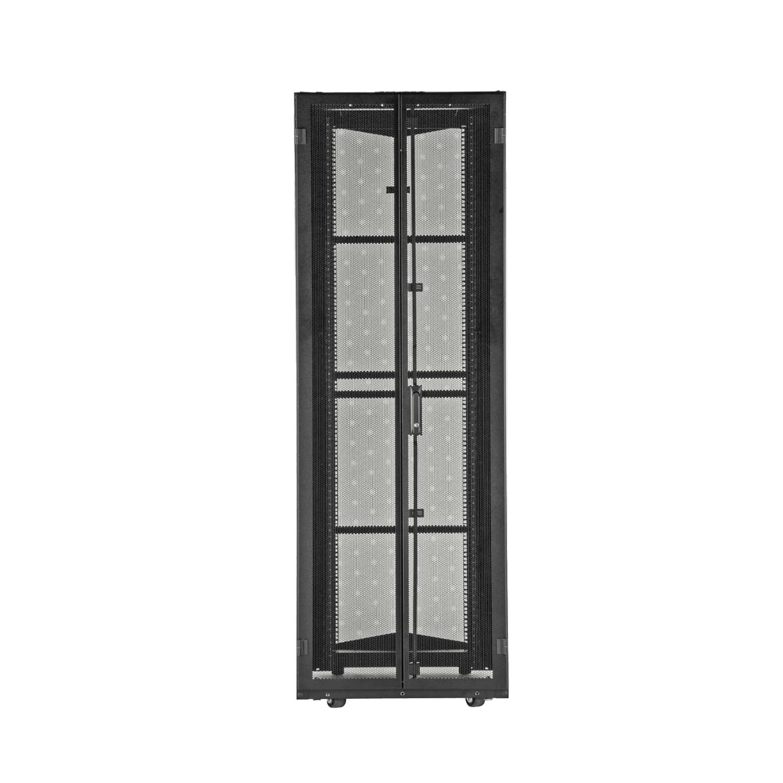 Gabinete FlexFusion para Centros de Datos, 42 UR, 800 mm de Ancho, 1070 mm de Profundidad, Fabricado en Acero, Color Negro XG84212BS0001 - PANDUIT