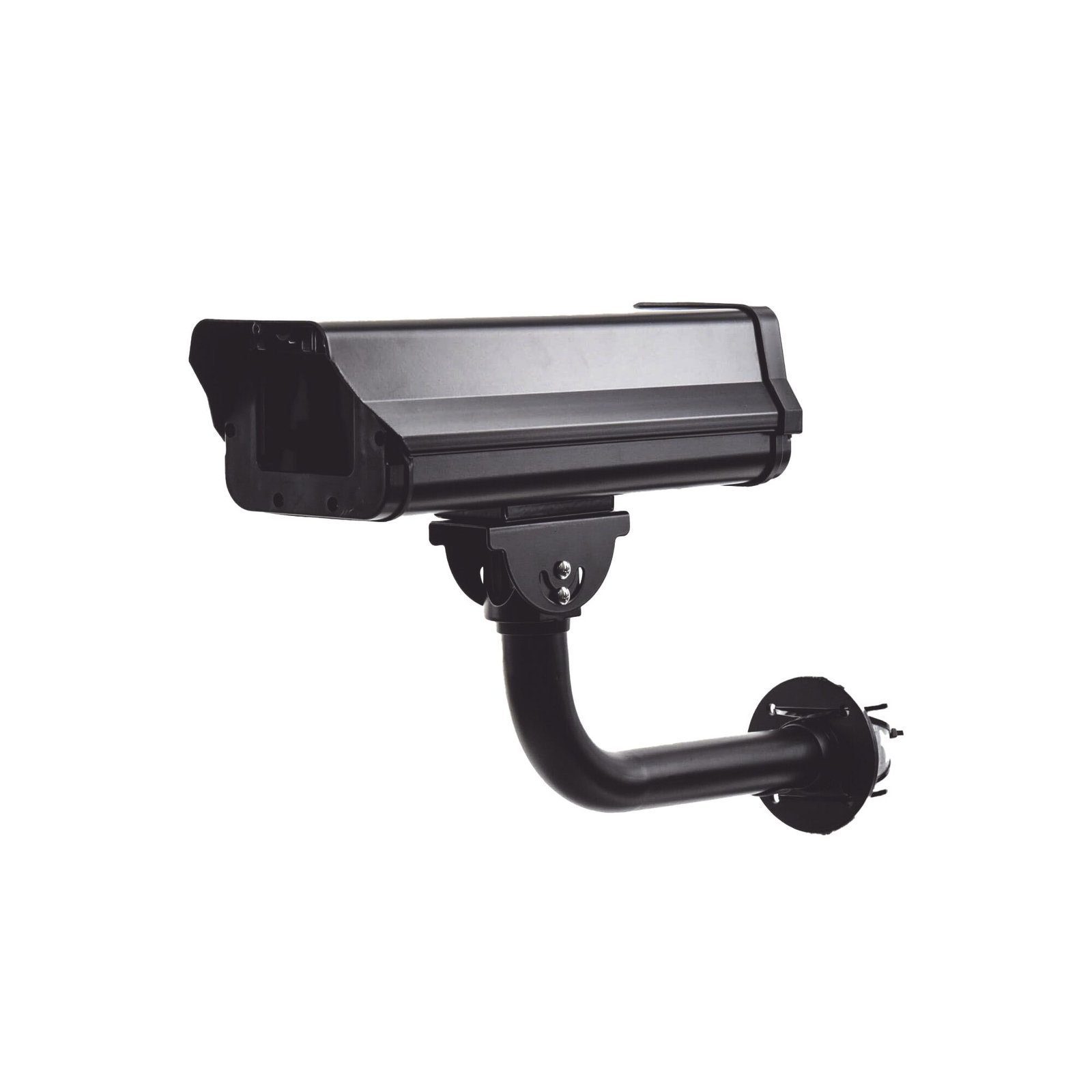 Gabinete Antivandálico(IK10) / Uso en Exterior (IP66) / Compatible con Cualquier Cámara Tipo Box (Professional) / Brazo de Acero Color Negro XGA9011BL - SYSCOM VIDEO