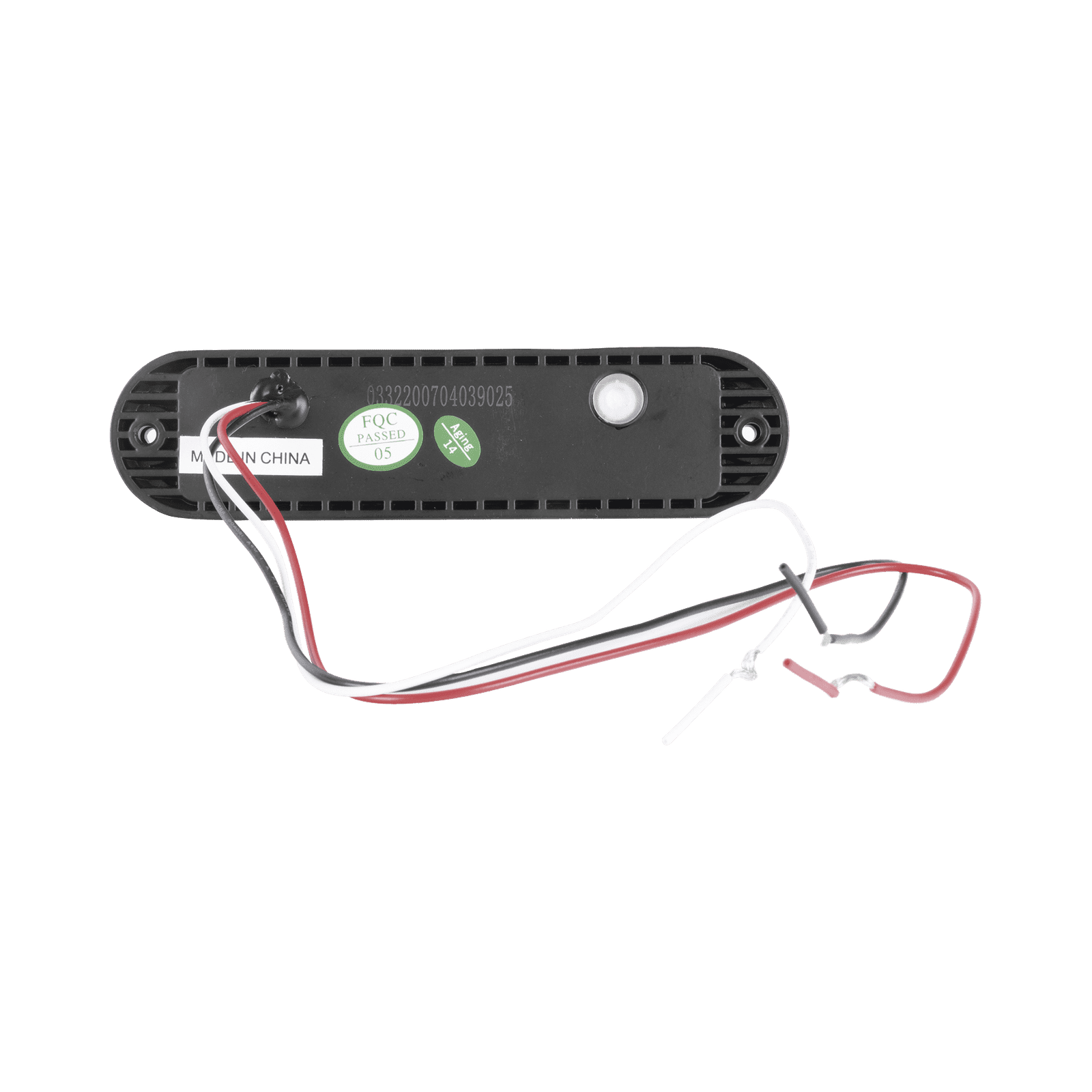 Luz Auxiliar Ultra Brillante IP67 de 6 LEDs, Color Rojo/Claro, con mica transparente y bisel negro XLT1835RW - EPCOM INDUSTRIAL SIGNALING