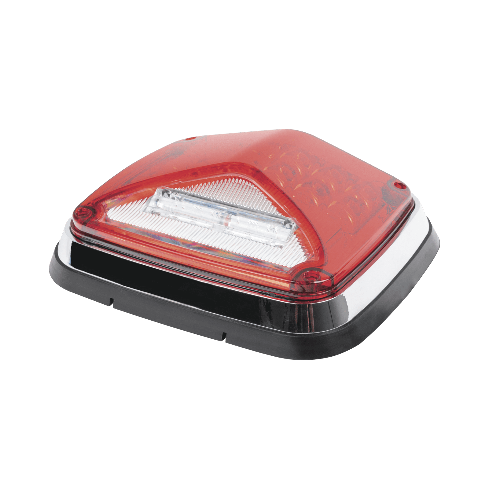 Luz de advertencia de 8 X 6″, Color Rojo, Con Luz de Trabajo Clara, Ideal para Ambulancias XLTE1755R - EPCOM INDUSTRIAL SIGNALING