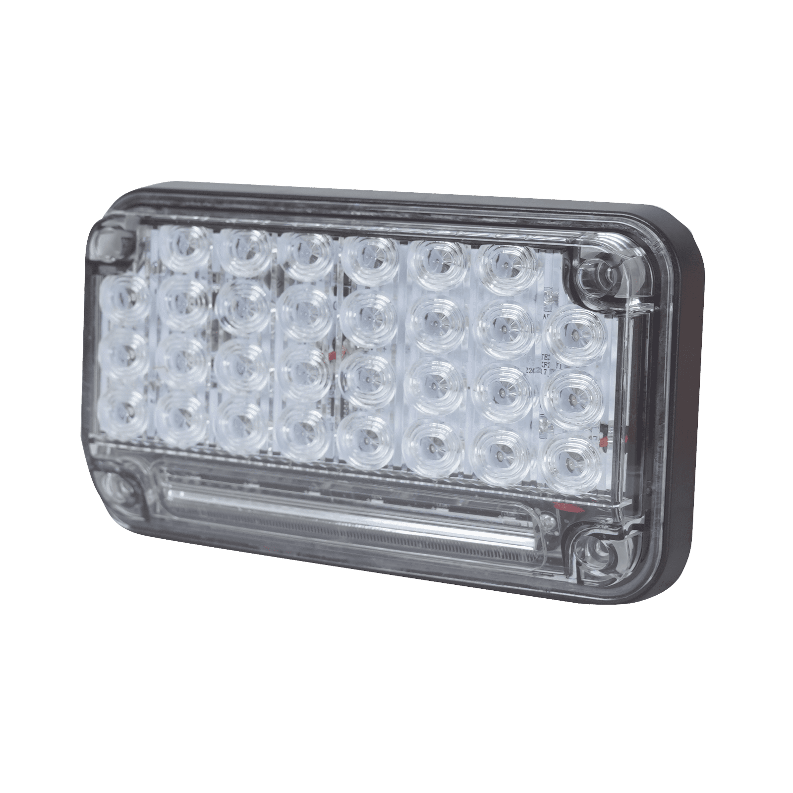Luz de Advertencia de 7X4″, Color Claro, Con Luz de Trabajo, Ideal para Ambulancias XLTE2335W - EPCOM INDUSTRIAL SIGNALING