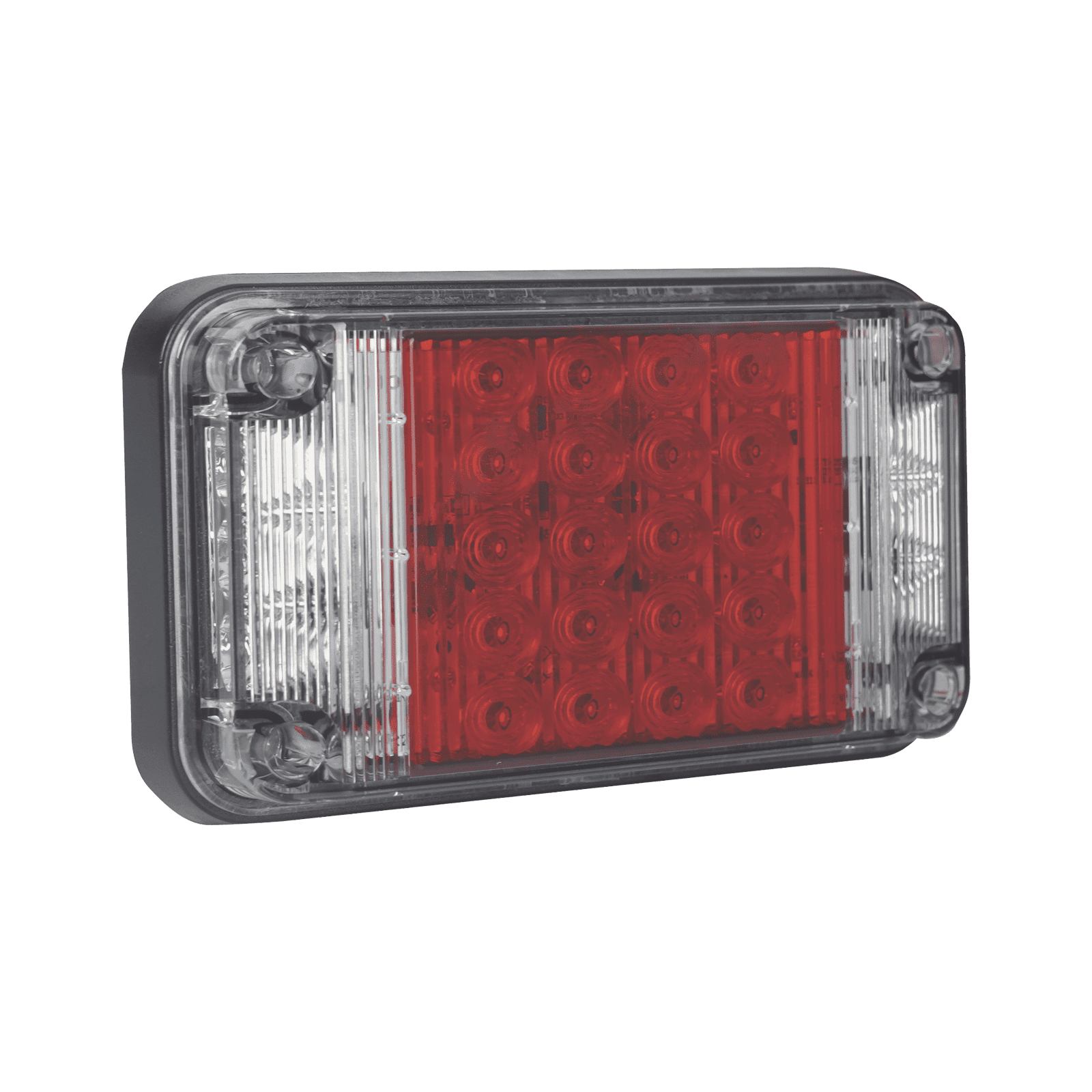 Luz de Advertencia de 7X4″, Color Rojo, Con Luces de Trabajo, Ideal para Ambulancias XLTE2345R - EPCOM INDUSTRIAL SIGNALING