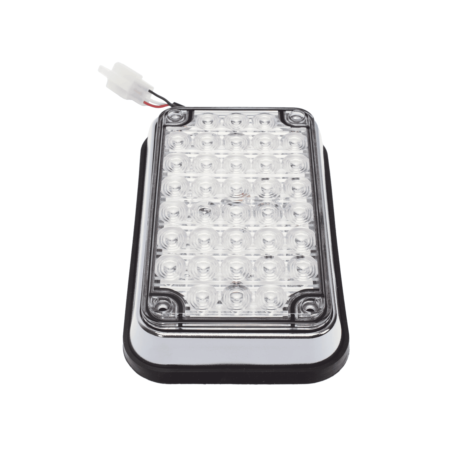 Luz de Advertencia de 6X4″, Bicolor Rojo/Claro, Ideal para Ambulancias XLTE595RW - EPCOM INDUSTRIAL SIGNALING
