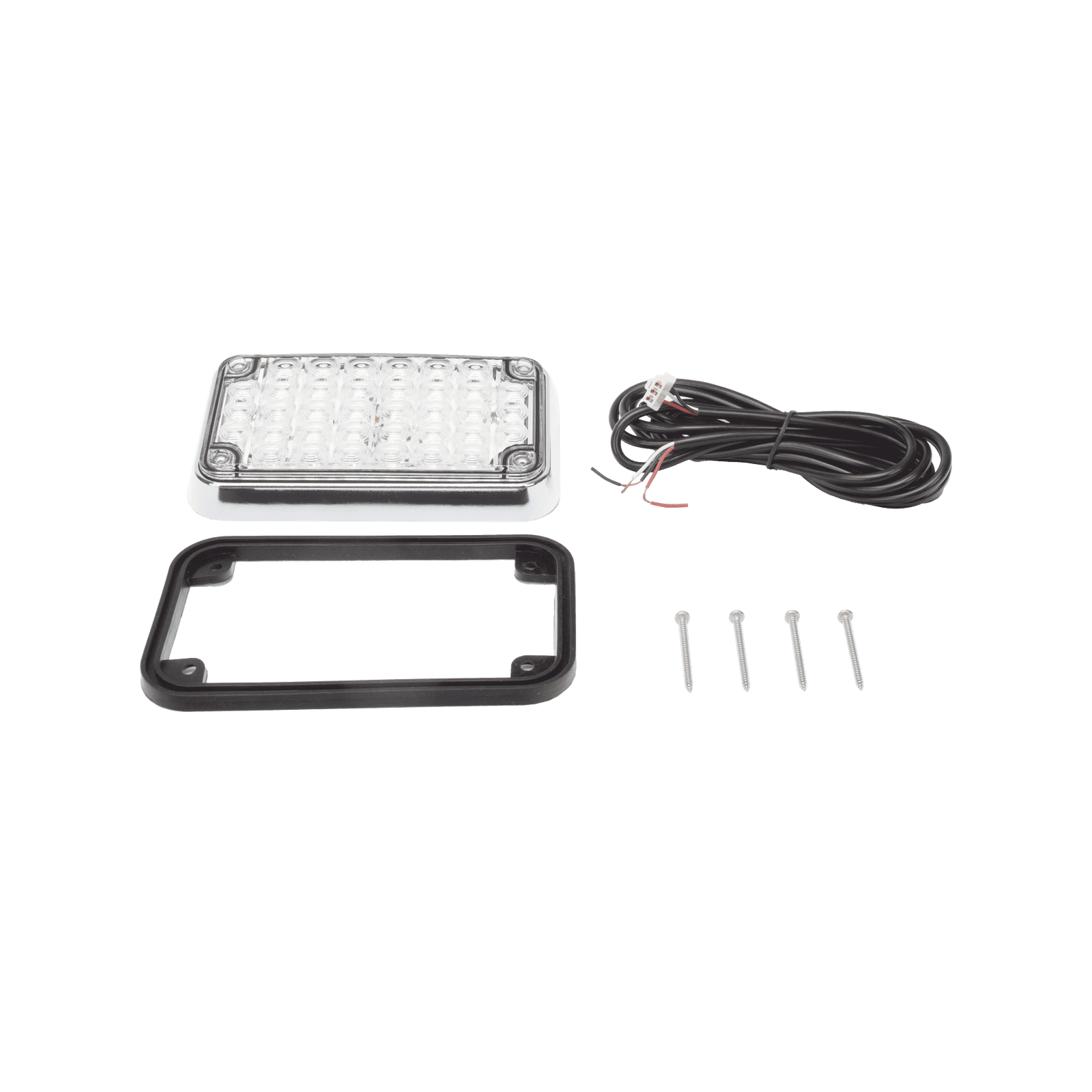 Luz de Advertencia de 6X4″, Bicolor Rojo/Claro, Ideal para Ambulancias XLTE595RW - EPCOM INDUSTRIAL SIGNALING