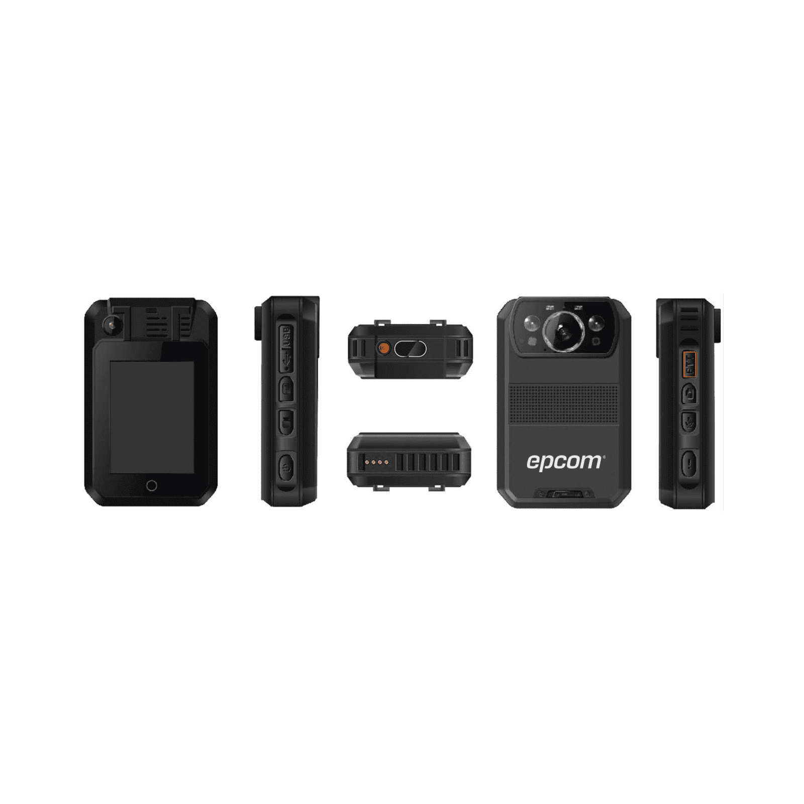 Body Camera para Seguridad / Video 4K / GPS Interconstruido / Conexión 4G-LTE / WiFi / Bluetooth / Sistema Basado en Android / Exterior IP66 XMR-R3 - EPCOM