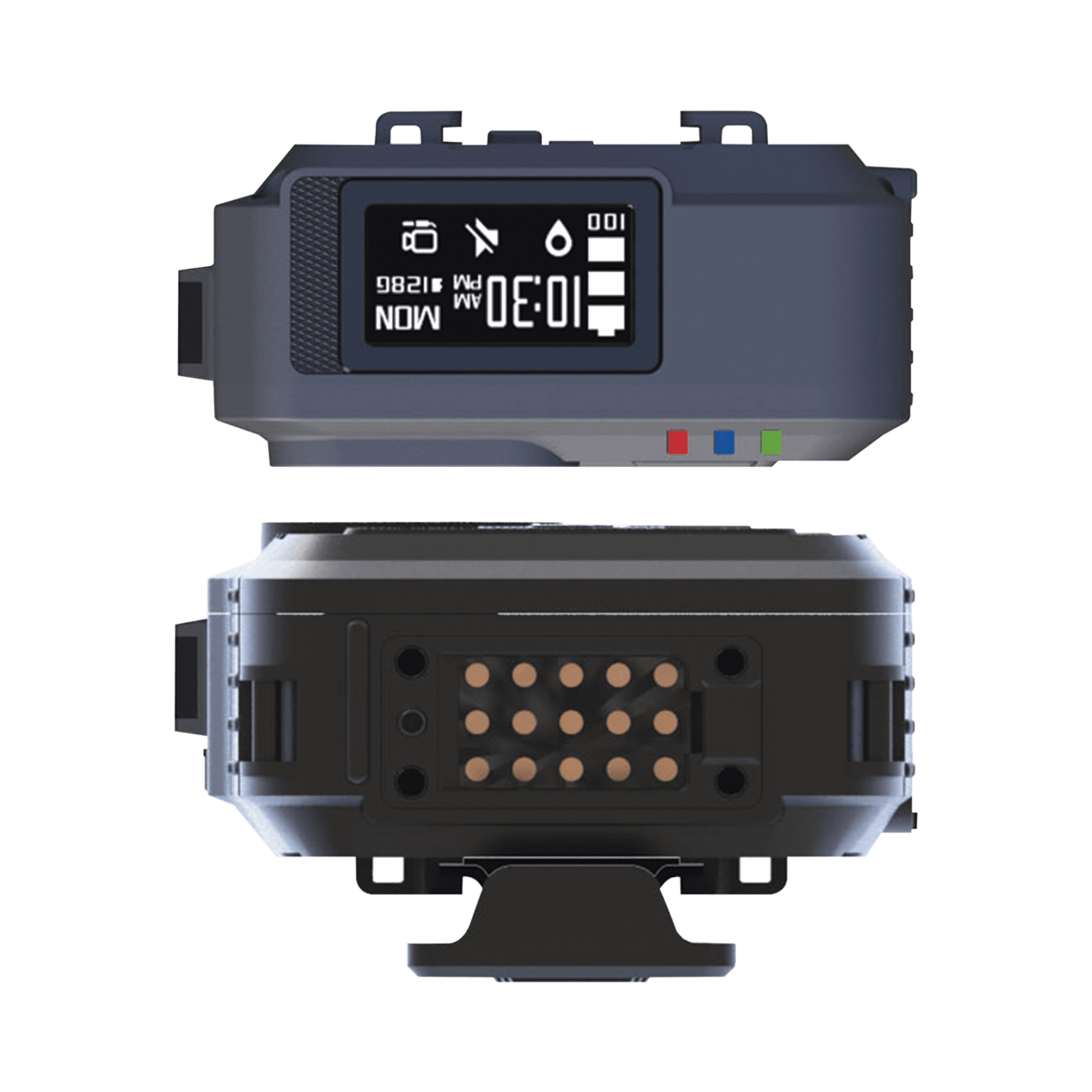 Body Camera para Seguridad, Video Full HD, Descarga de Vídeo automática con estación, Pantalla TFT con indicador de batería y memoria. XMRT3S - EPCOM
