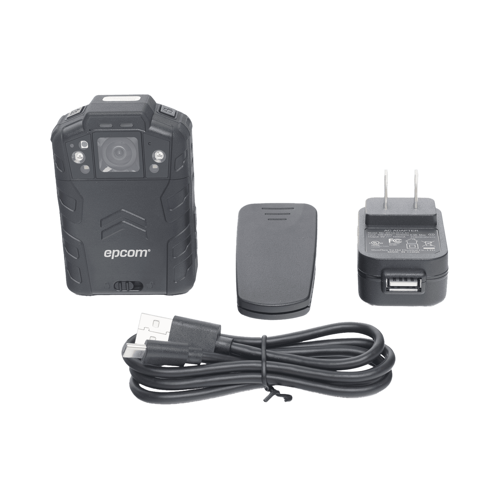 Body Camera para Seguridad / Hasta 48Megapixeles / Video HD 4 Megapixel / Descarga de Video Automática / GPS Interconstruido / Pantalla LCD XMRX5V2 - EPCOM