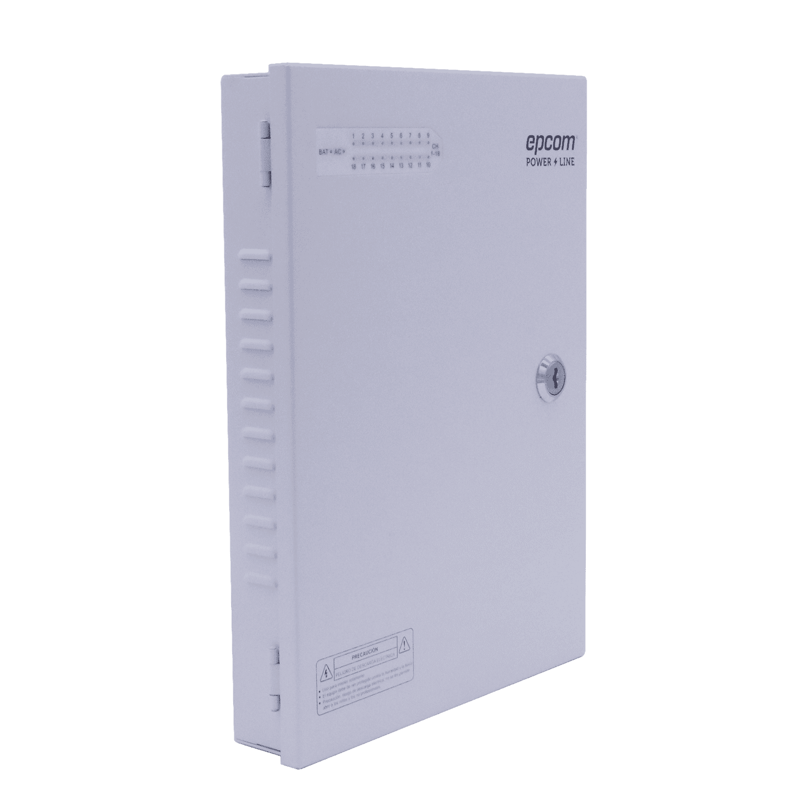 Fuente PREMIUM / 11-15 V / 18 canales / 20 A / Alta tecnología en seguridad / Doble ventilador / Hasta 1.8 Amperes por Salida / Filtro de ruido por canal / Diseño de alta gama. XP18DC20HD - EPCOM POWERLINE