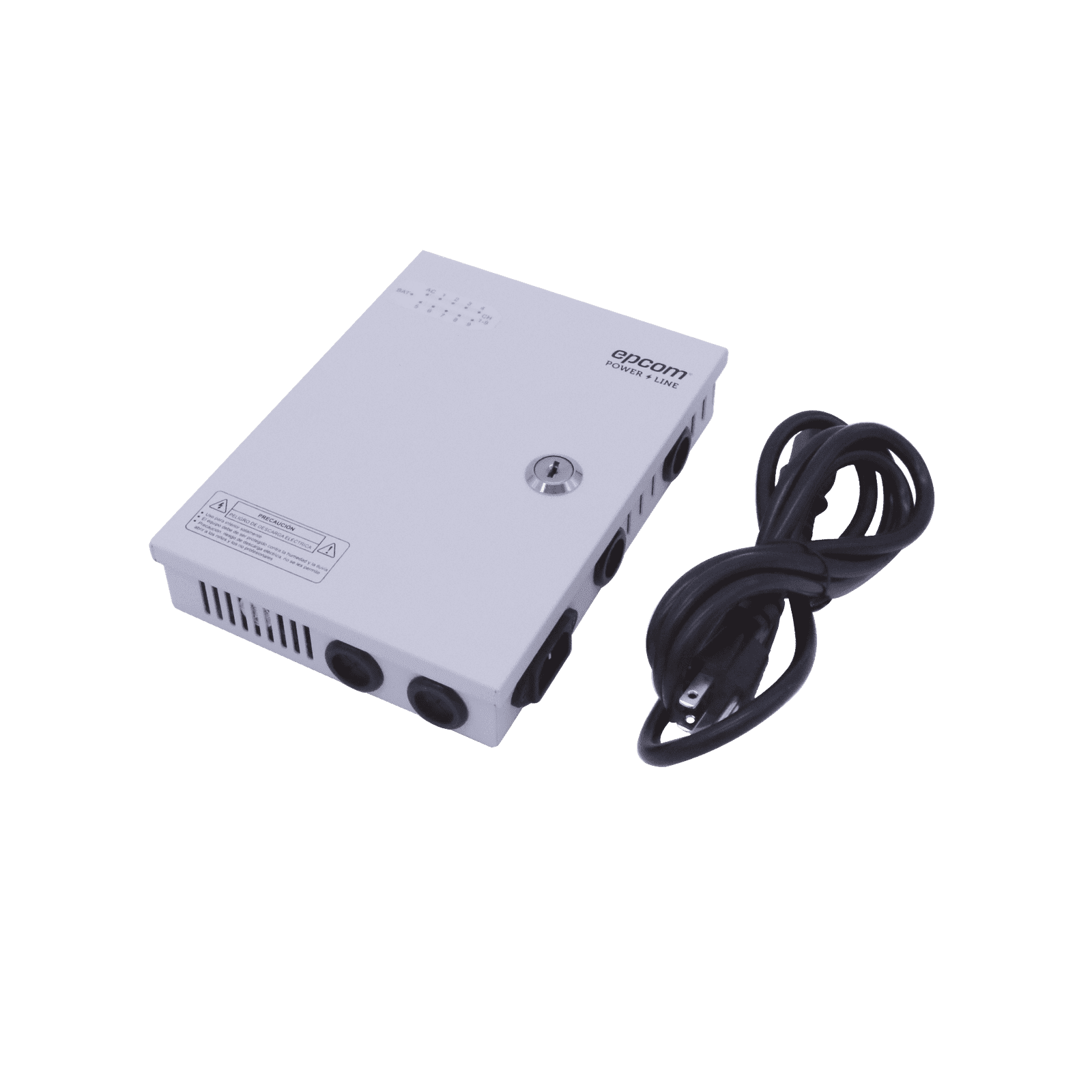 Fuente PREMIUM / 11-15 V / 9 canales / 16 A / Alta tecnología en seguridad / Doble ventilador / Hasta 1.8 Amperes por Salida / Filtro de ruido por canal / Diseño de alta gama. XP9DC16HD - EPCOM POWERLINE