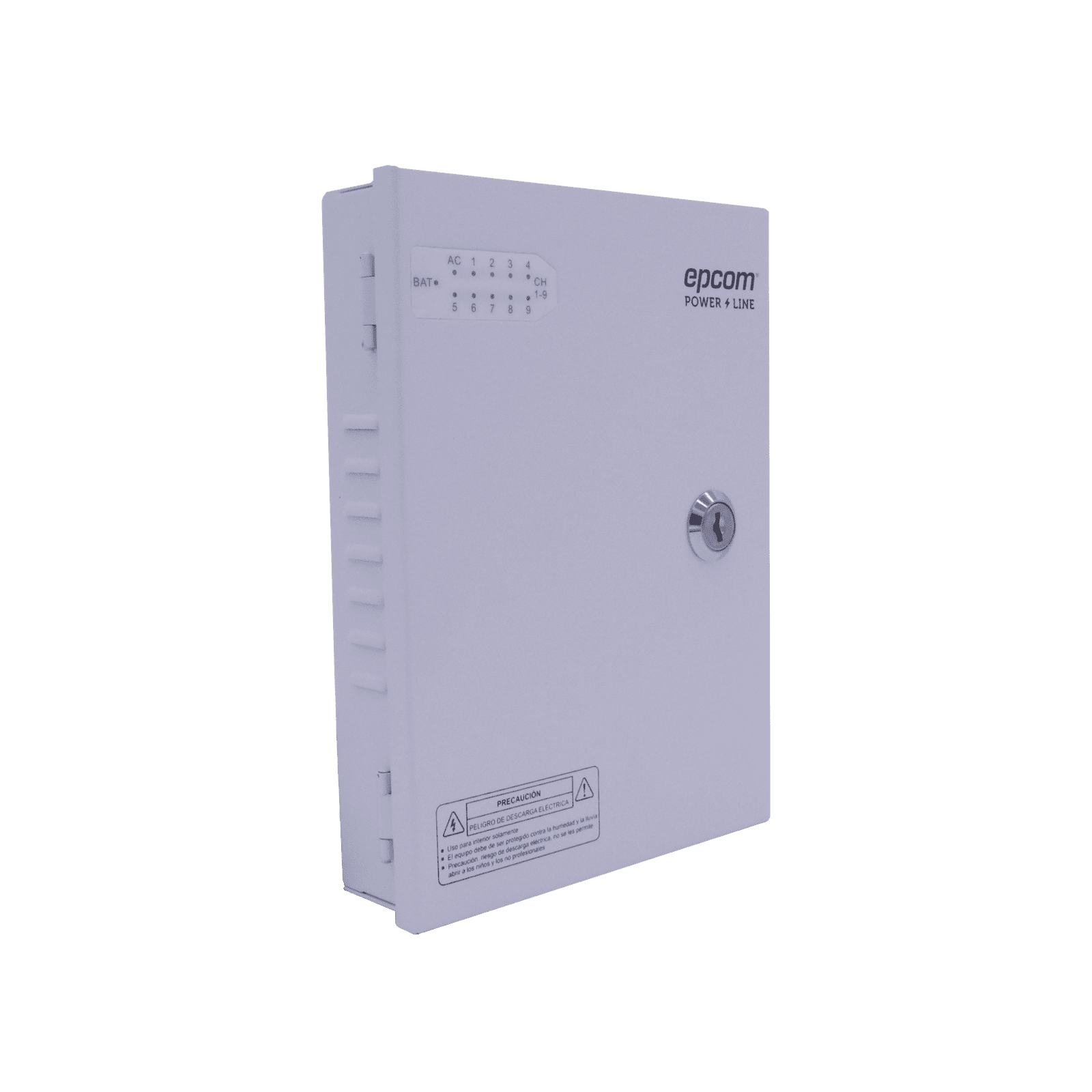 Fuente PREMIUM / 11-15 V / 9 canales / 16 A / Alta tecnología en seguridad / Doble ventilador / Hasta 1.8 Amperes por Salida / Filtro de ruido por canal / Diseño de alta gama. XP9DC16HD - EPCOM POWERLINE