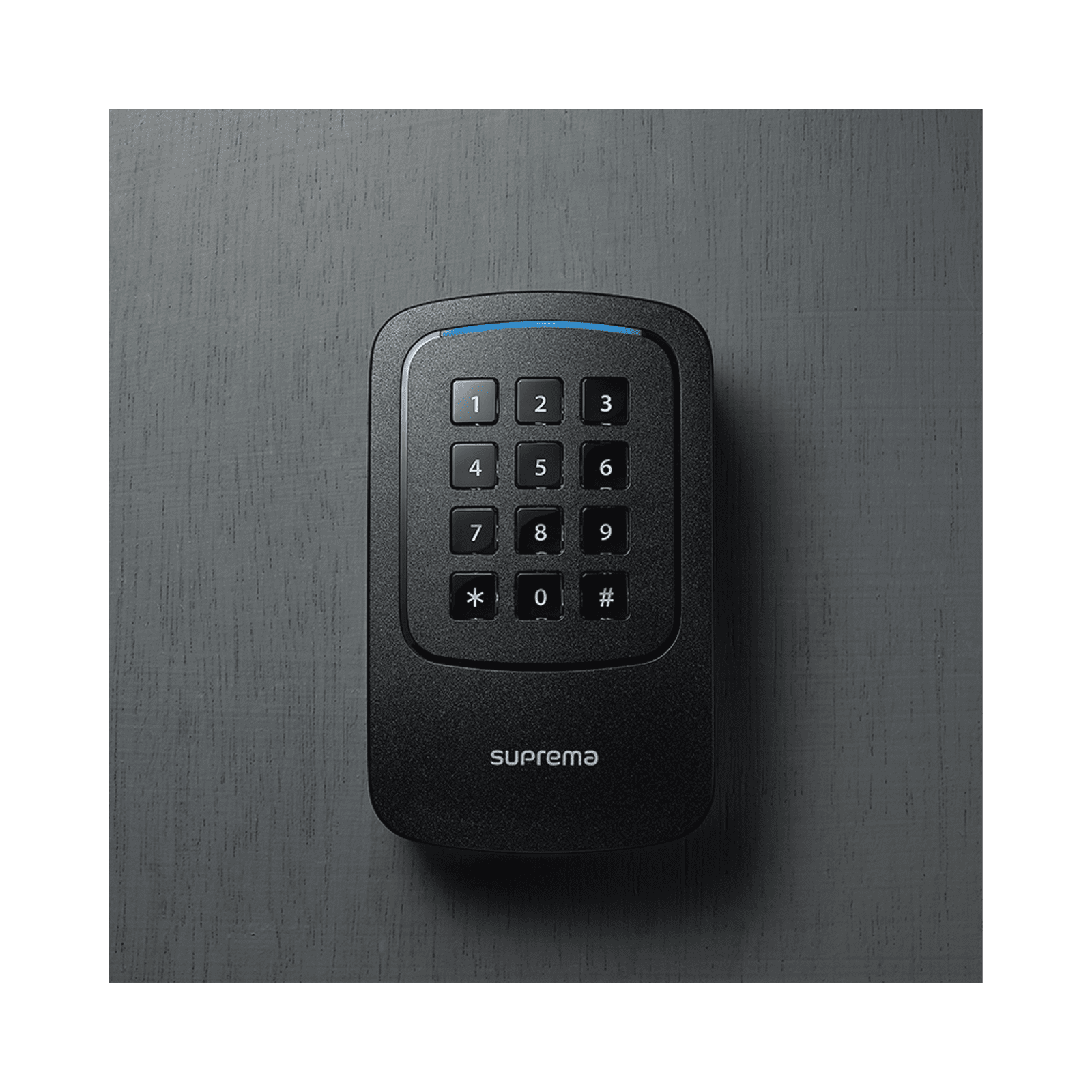Lector Esclavo de Tarjetas con teclado de uso en exterior,  Multitecnolgia, NFC y Bluetooth XPD2GKDB - SUPREMA