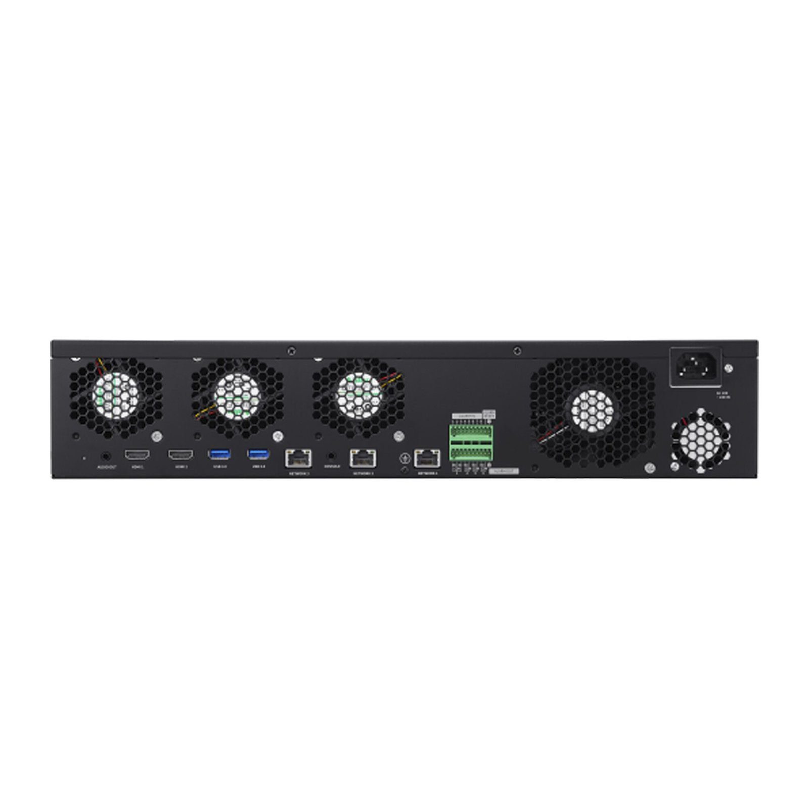 NVR 32 Megapixel (8K) / 32 Canales IP / Soporta 8 Discos Duros / H.265 & Wisestream / Wisenet P2P / ONVIF / Compatible con Cámaras IA / Salida HDMI en 4K XRN-3210B2 - Hanwha Techwin Wisenet