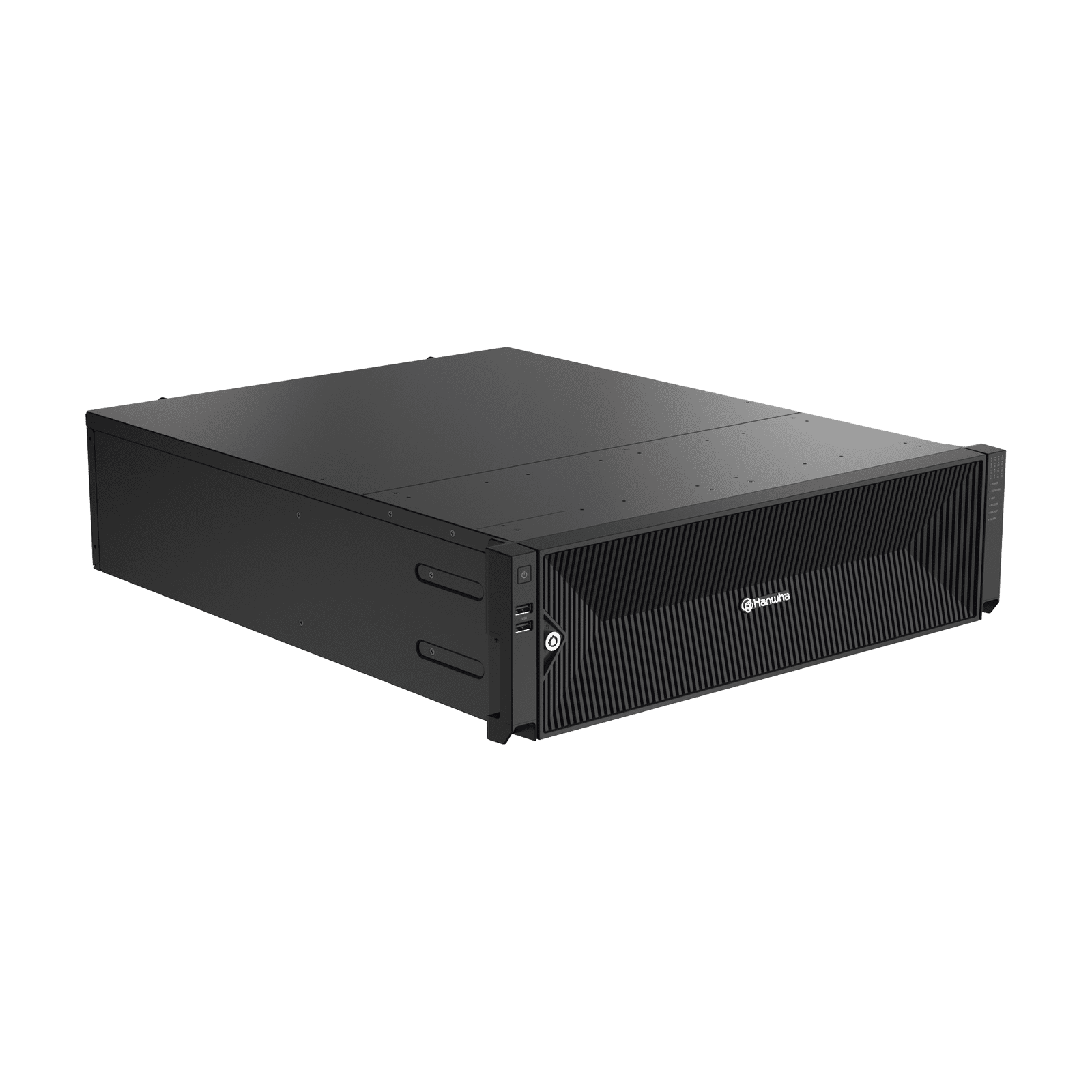 NVR de 64 canales / Hasta 32 MP / H.265 & Wisestream / Procesamiento 400 Mbps / 3 Puertos de Red / Raid 5-6 / 16 bahias para disco duro (no incluidos) XRN-6420DB4 - Hanwha Techwin Wisenet