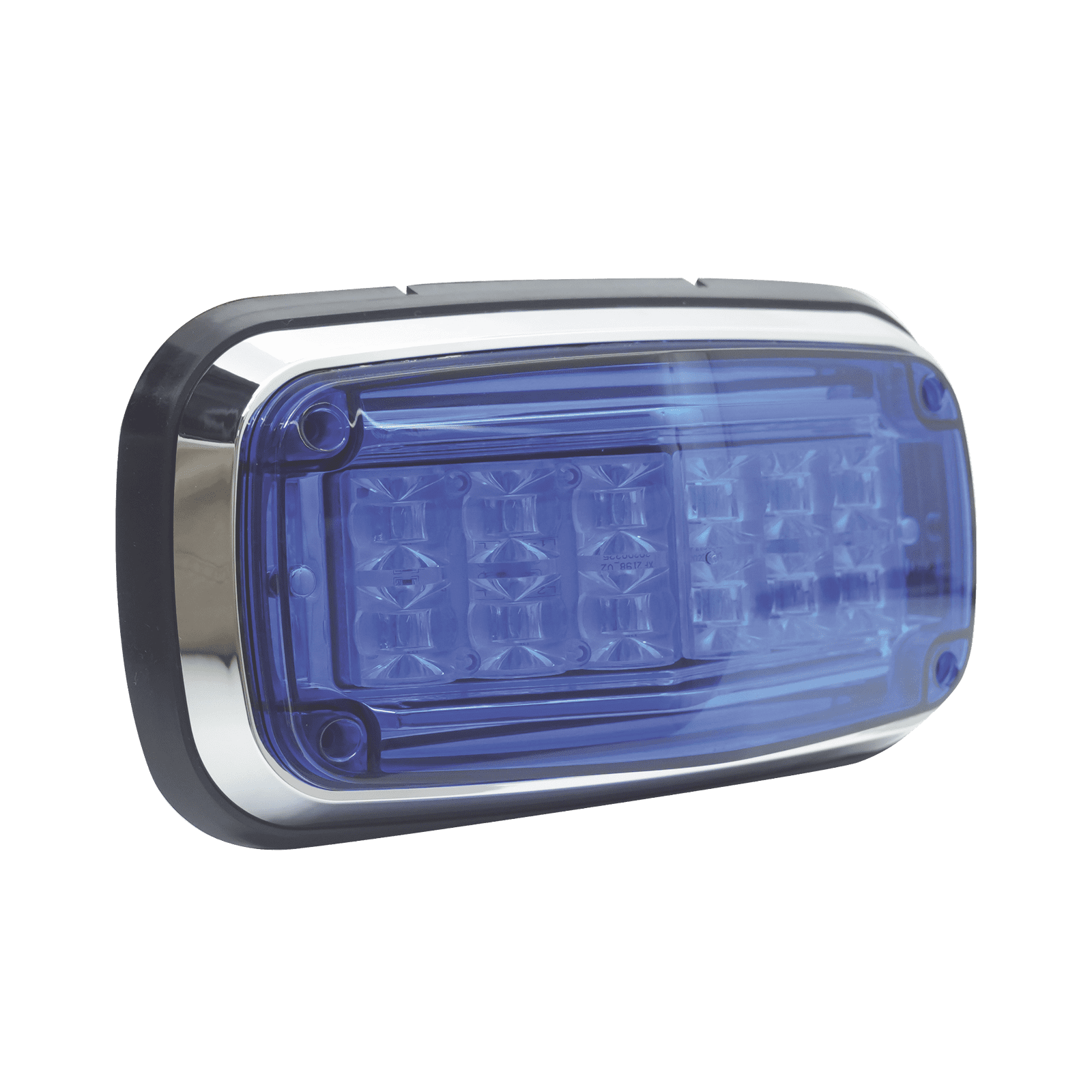 Luz de advertencia 8 X 4″, Color Azul, IP67, SAE, Ideal para Ambulancias XT1885B - EPCOM INDUSTRIAL SIGNALING