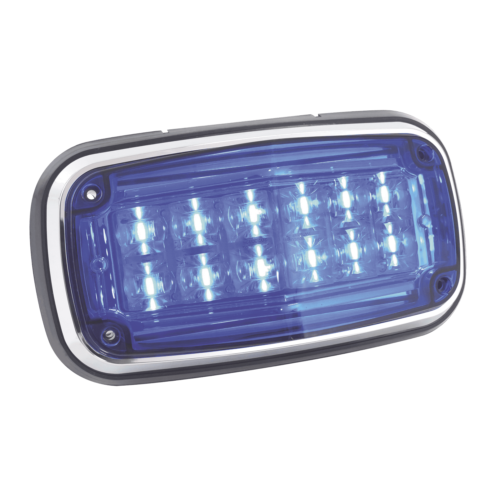 Luz de advertencia 8 X 4″, Color Azul, IP67, SAE, Ideal para Ambulancias XT1885B - EPCOM INDUSTRIAL SIGNALING
