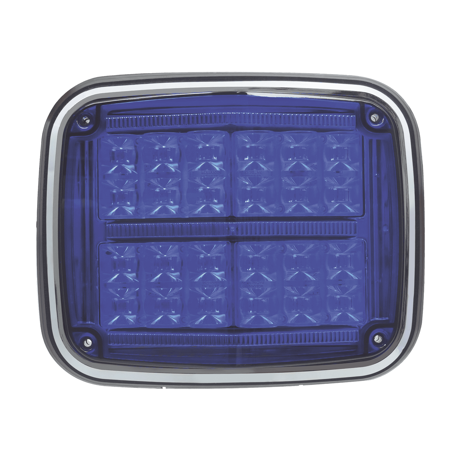 Luz de advertencia de 8 X 6″, Color Azul, SAE, IP67, Ideal para Ambulancias XT1895B - EPCOM INDUSTRIAL SIGNALING