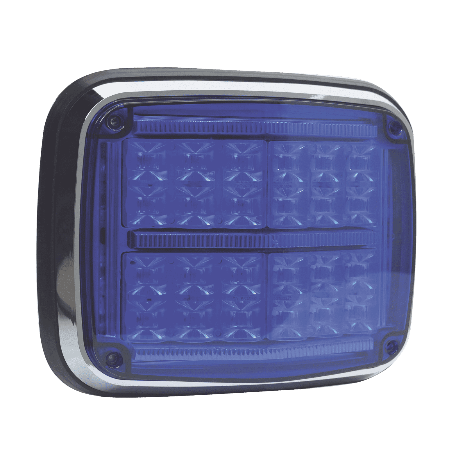 Luz de advertencia de 8 X 6″, Color Azul, SAE, IP67, Ideal para Ambulancias XT1895B - EPCOM INDUSTRIAL SIGNALING