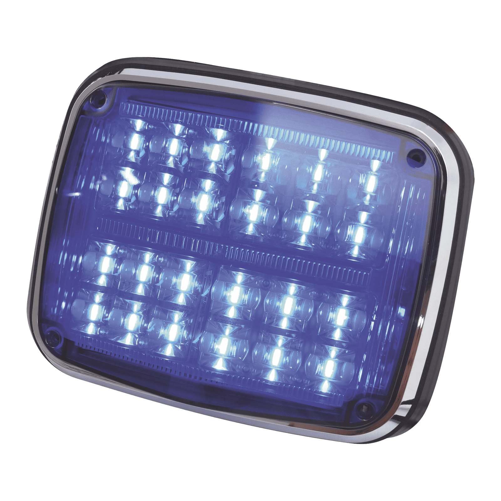 Luz de advertencia de 8 X 6″, Color Azul, SAE, IP67, Ideal para Ambulancias XT1895B - EPCOM INDUSTRIAL SIGNALING