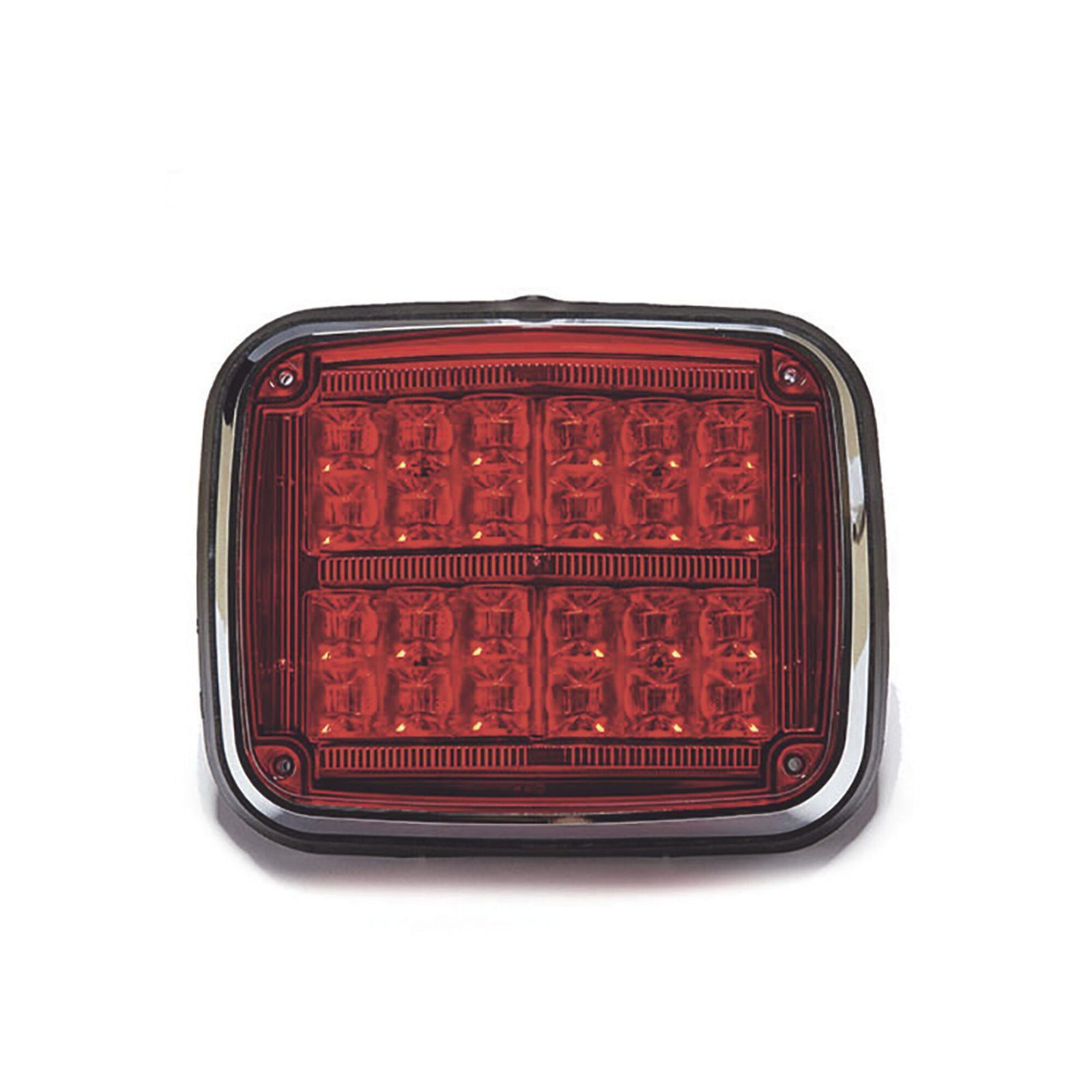 Luz de advertencia de 8 X 6″, Color Rojo, SAE, IP67, Ideal para Ambulancias XT1895R - EPCOM INDUSTRIAL SIGNALING
