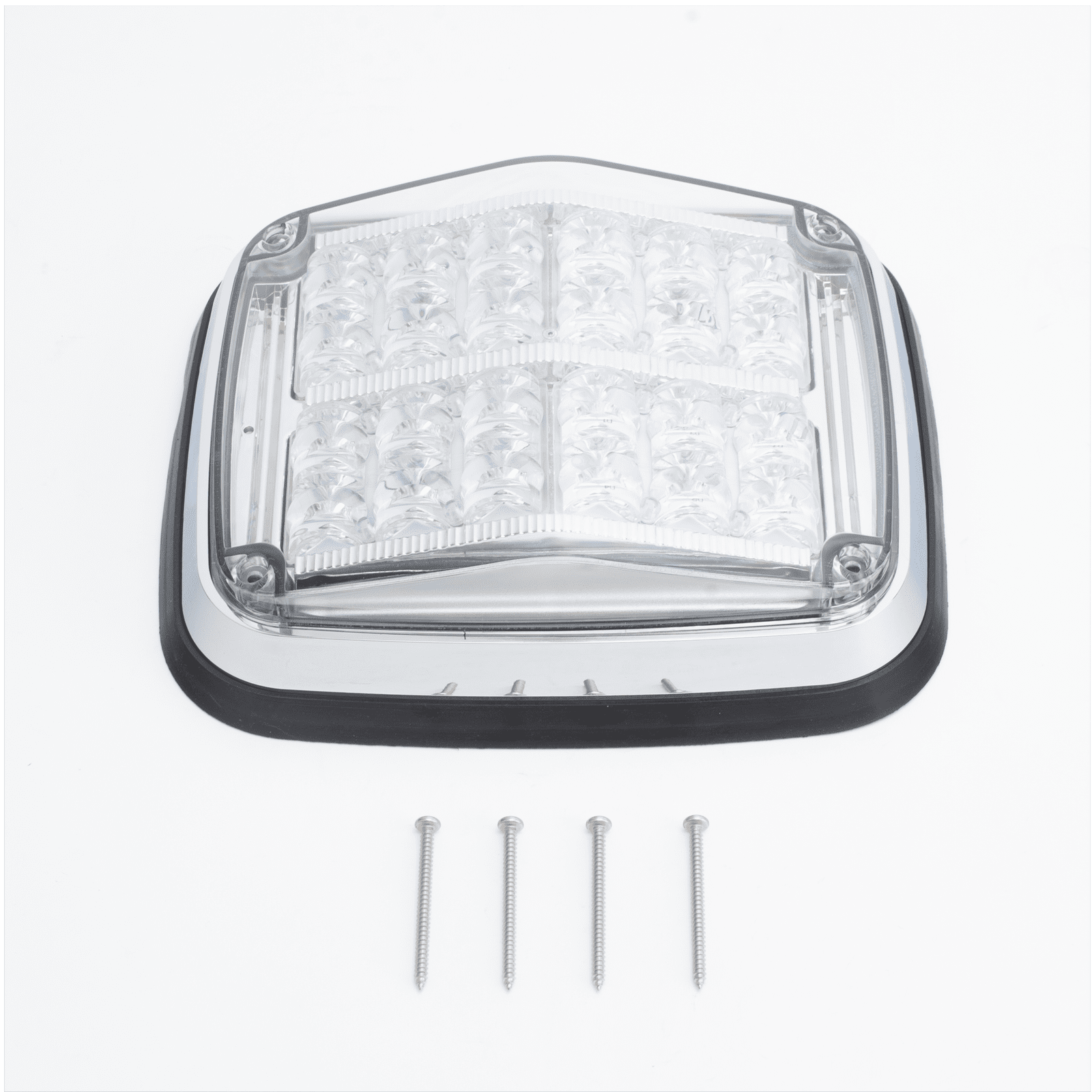 Luz de advertencia de 8 X 6″, Color Rojo / Claro, SAE, IP67, Ideal para Ambulancias XT1895RW - EPCOM INDUSTRIAL SIGNALING