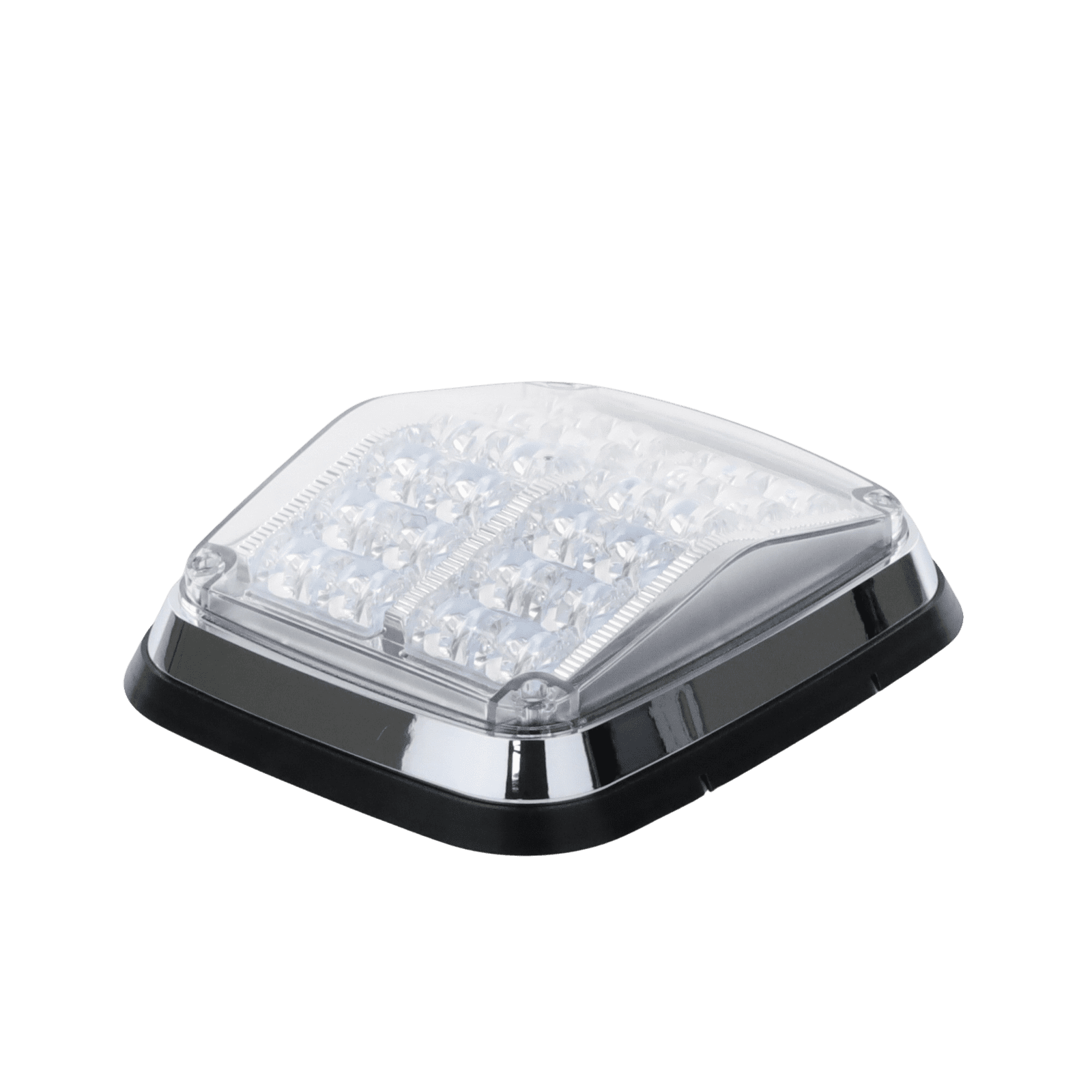 Luz de advertencia de 8 X 6″, Color Rojo / Claro, SAE, IP67, Ideal para Ambulancias XT1895RW - EPCOM INDUSTRIAL SIGNALING