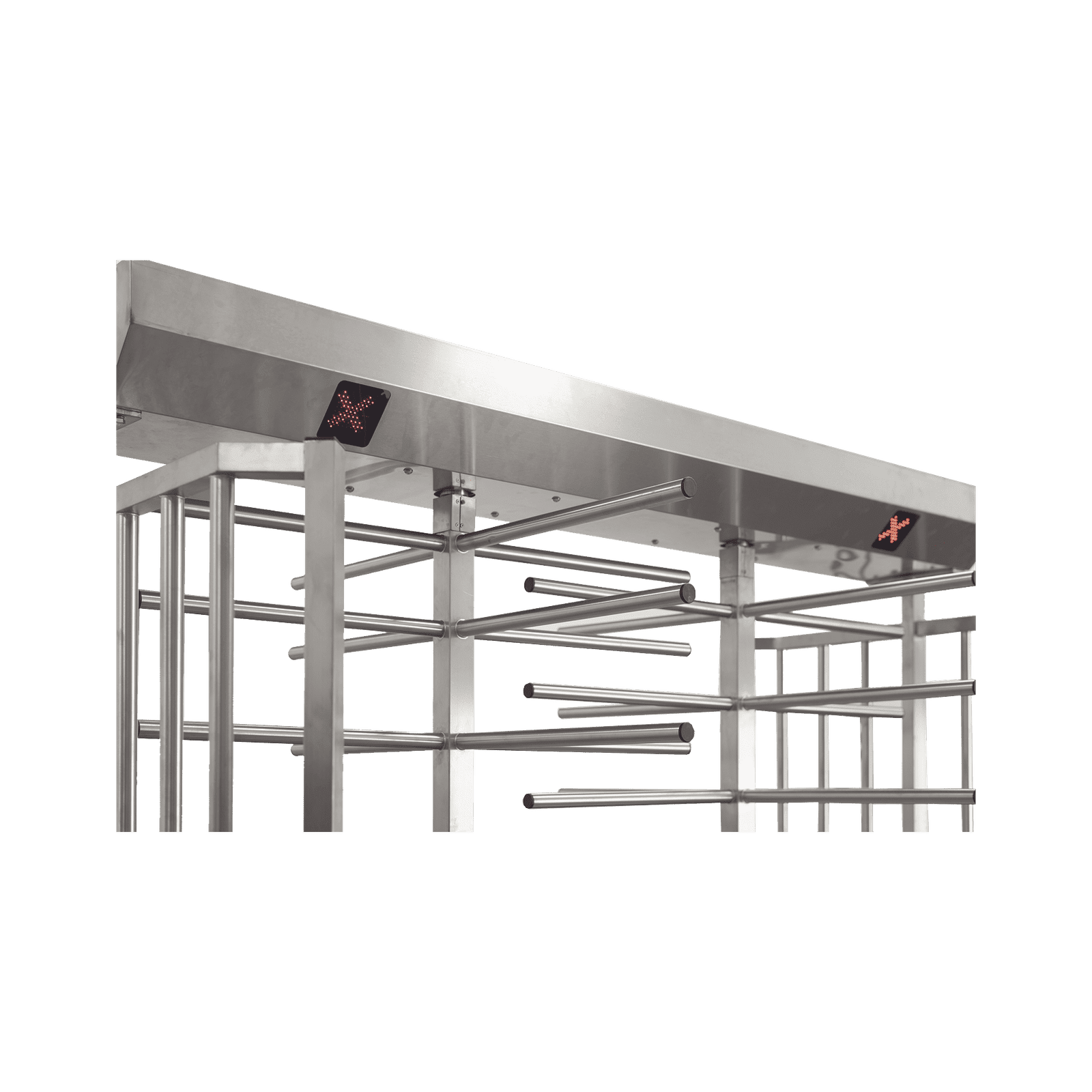 Torniquete Doble de Cuerpo Completo / 100% Acero Inoxidable / Diseño Elegante XT-200-L - AccessPRO