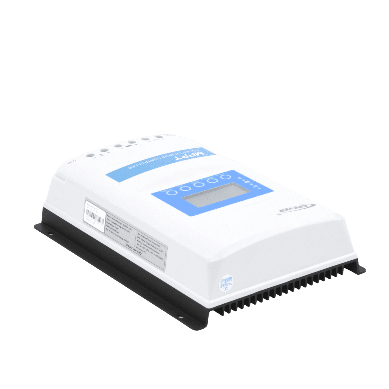 Controlador Solar MPPT 40A 12/24V, Máximo Voltaje de Circuito Abierto Voc 100Vcc, Configurable para Baterías de Litio XTRA-4210-N - EPEVER