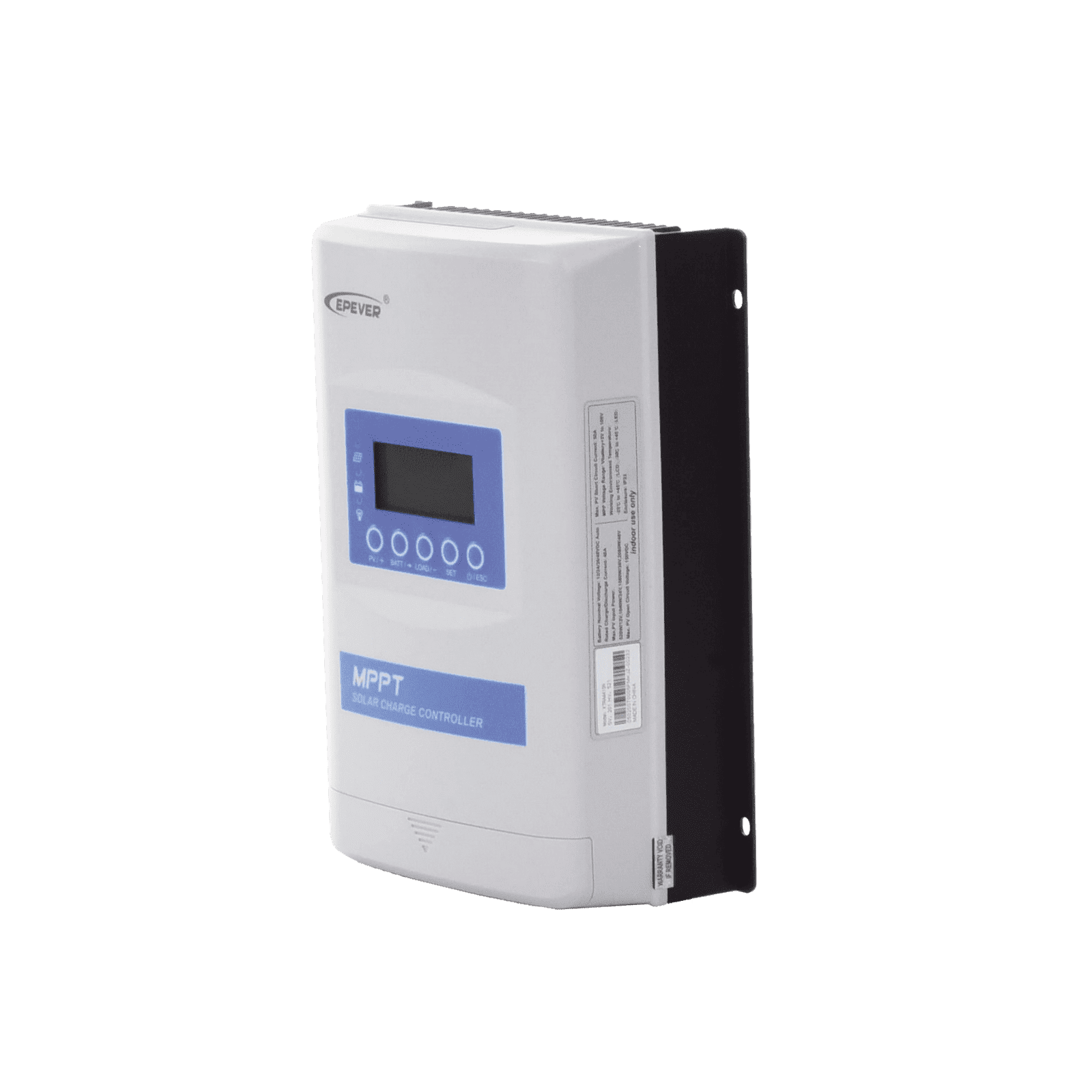 Controlador Solar MPPT 40A 12/24/36/48 V, Máximo Voltaje de Circuito Abierto Voc 150 Vcc, Configurable para Baterías de Litio XTRA-4415-N - EPEVER