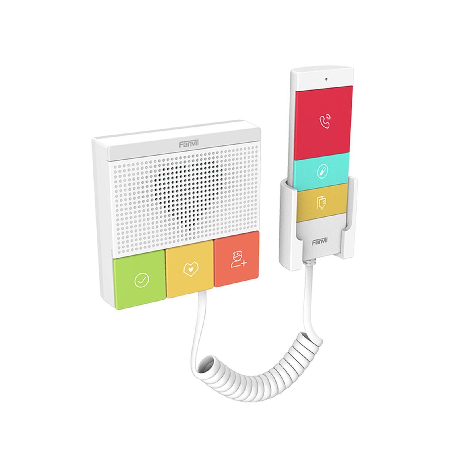 Intercomunicador SIP Wi-Fi para Hospital/Asilos, 6 botones, antibacterial, 1 Relevador integrado Y501WY - FANVIL