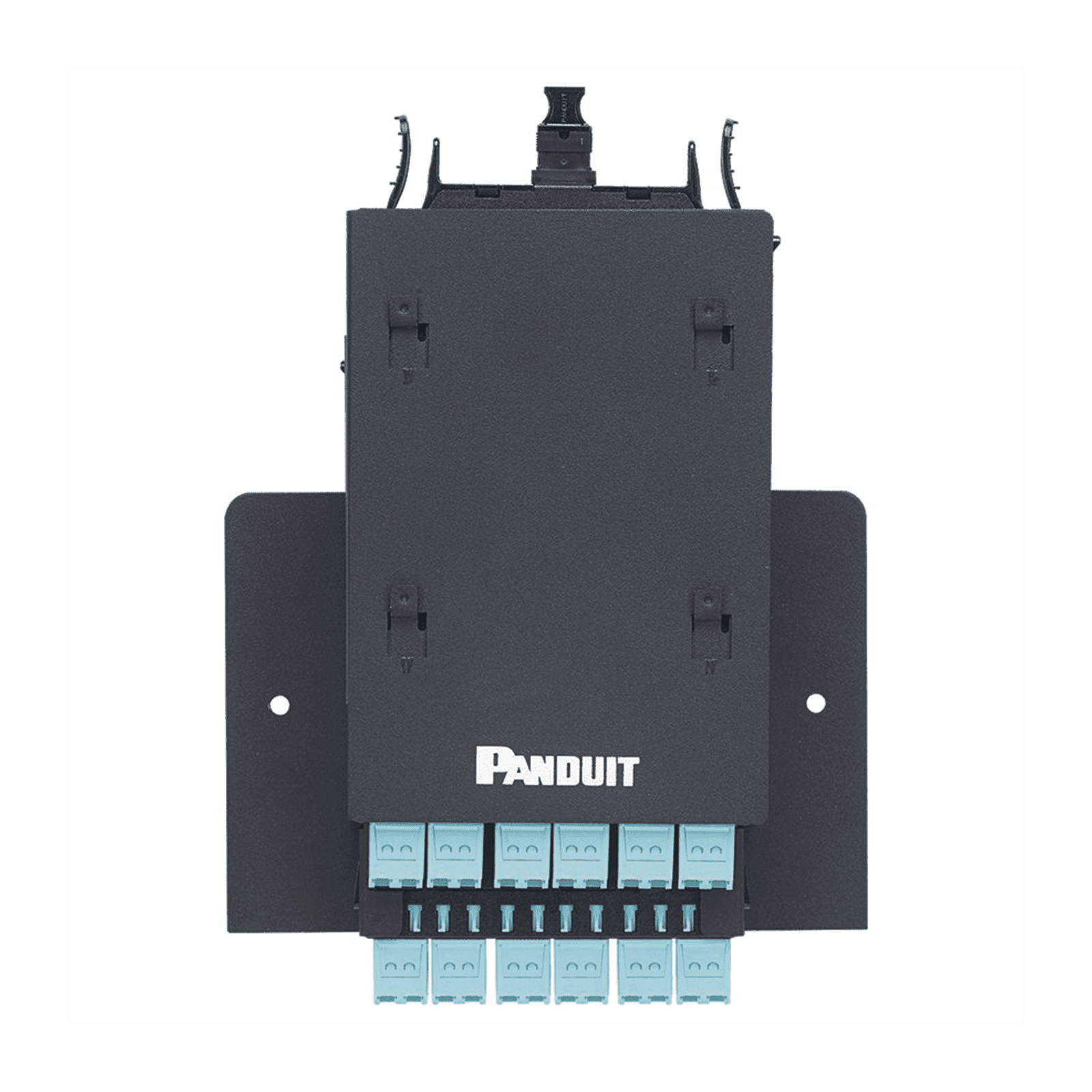 Soporte Para 2 Casetes HD Flex de 6 Puertos Duplex, Para Uso con Gabinetes de Zona, Color Negro ZFLEX2 - PANDUIT