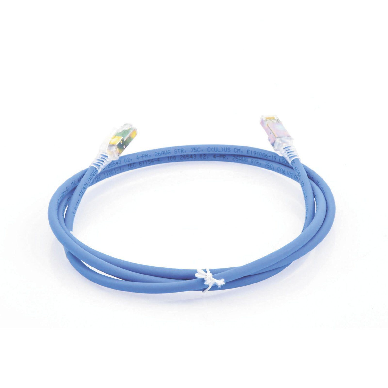 Patch Cord Z-MAX Cat6A UTP, CM, 5ft, Color Azul, Versión Bulk (Sin Empaque Individual) ZM6A-05-06B - SIEMON