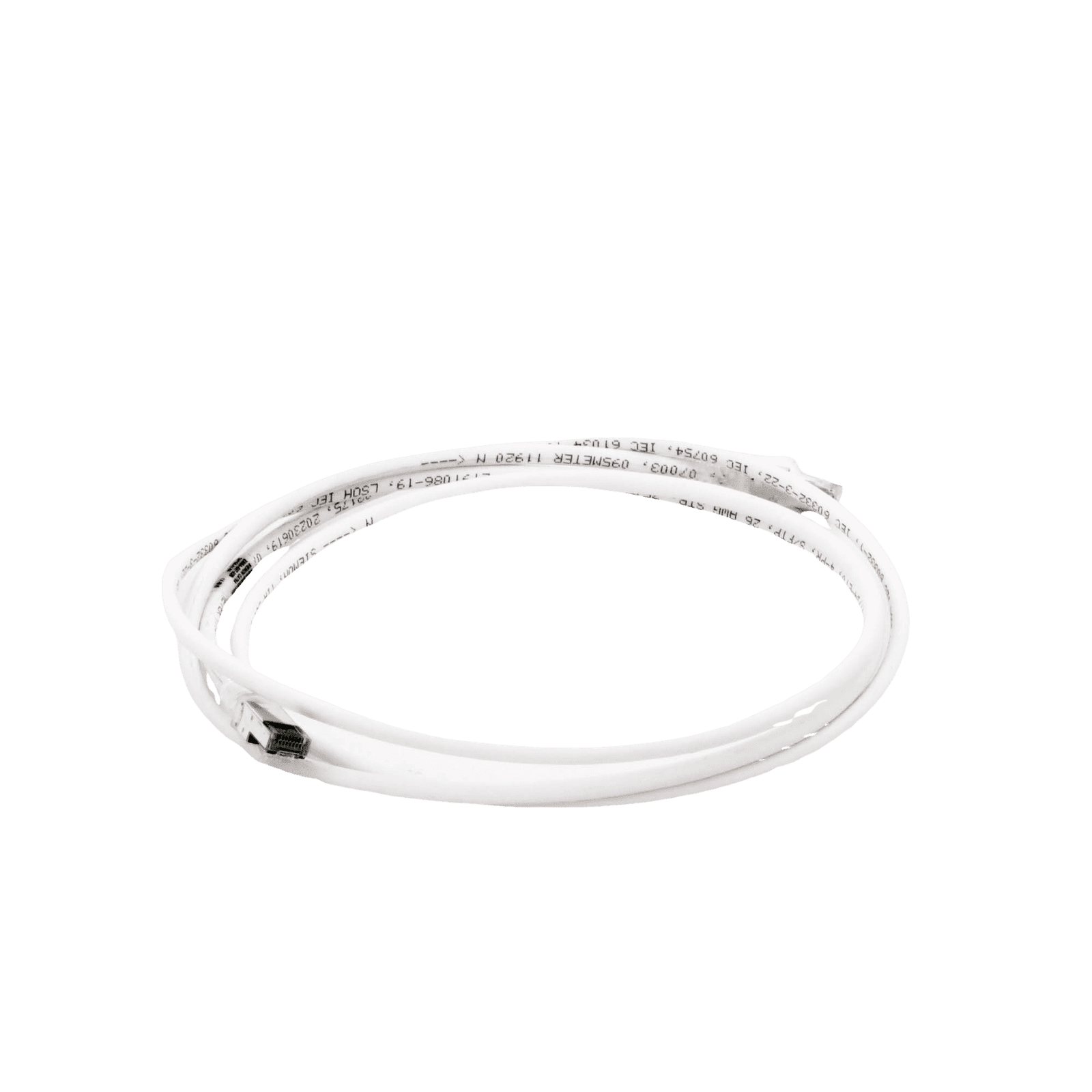 Patch Cord Z-MAX Cat6A S/FTP, CM/LS0H, 7ft, Color Blanco, Versión Bulk (Sin Empaque Individual) ZM6A-S07-02B - SIEMON