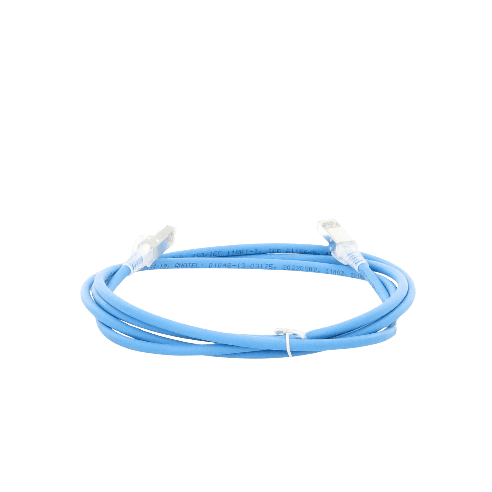 Patch Cord Z-MAX Cat6A S/FTP, CM/LS0H, 7ft, Color Azul, Versión Bulk (Sin Empaque Individual) ZM6A-S07-06B - SIEMON