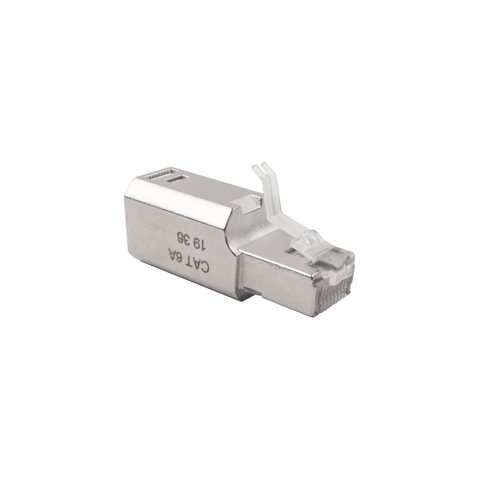 Plug RJ45 Cat6A Blindado, Terminación en Campo, Compatible con Todas las Categorías, Con Clip Protector de Seguro ZP1-6AS-01S - SIEMON
