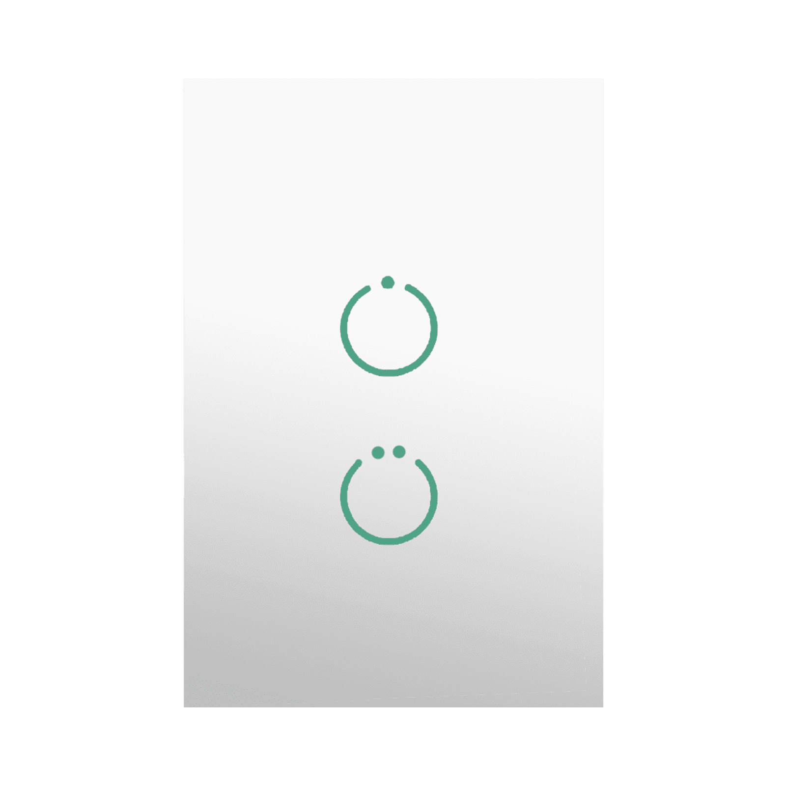 (ZWAVE) Interruptor On/Off panel táctil touch inalámbrico Zwave Plus 2 botones. No requiere cable neutro, Compatible con Hubitat HC8, Álula  M2M, otros MHS512SL - SMARTHOME BY EPCOM