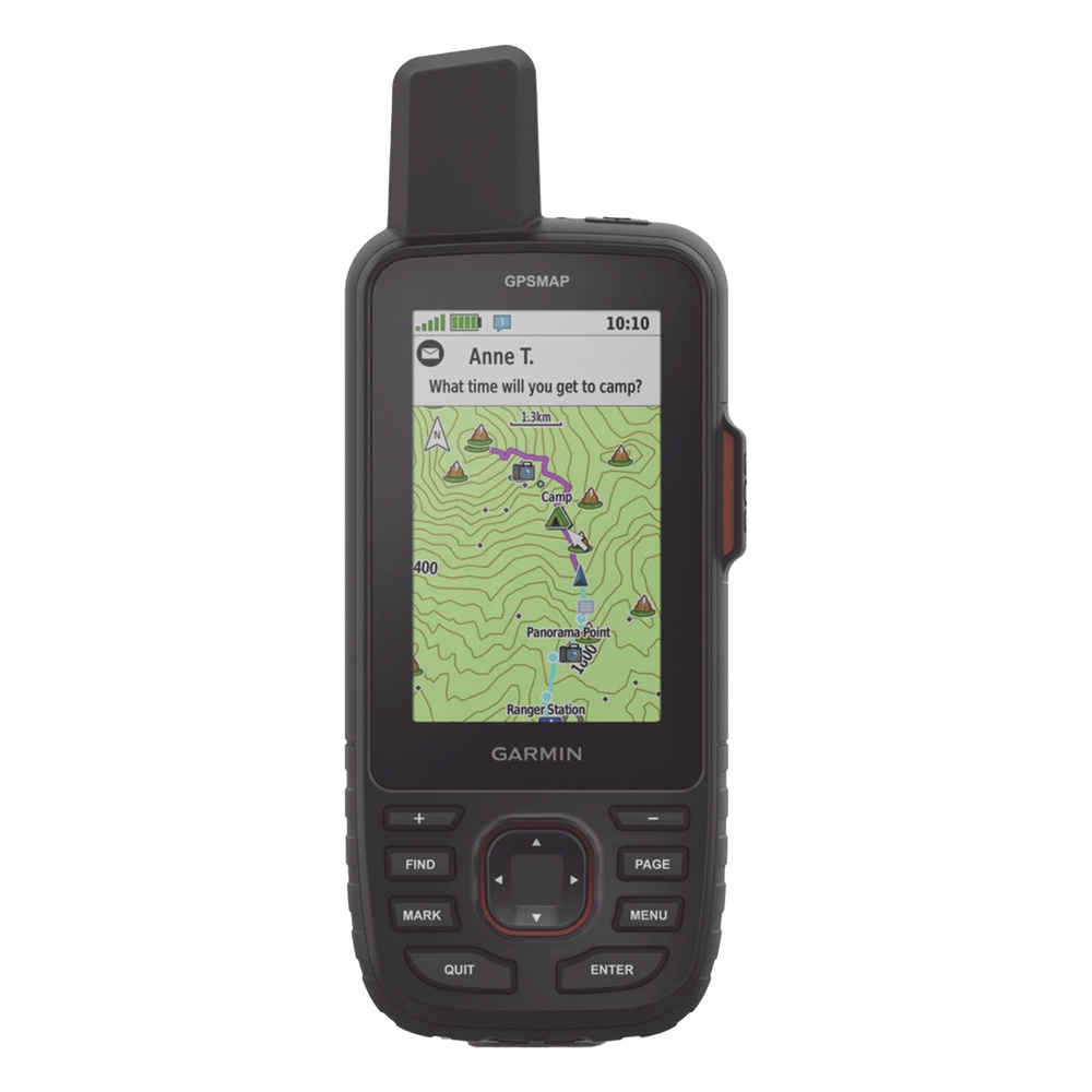Navegador GPS Outdoor GPSMAP 67i / Pantalla TFT Transflectiva a Color 3″ / Resolución 240 x 400 Píxeles / Batería Recargable de Ión-Litio / Autonomía Hasta 840 Horas / IPX7 / MIL-STD-810 / Brújula de Tres Ej 10-02812-00