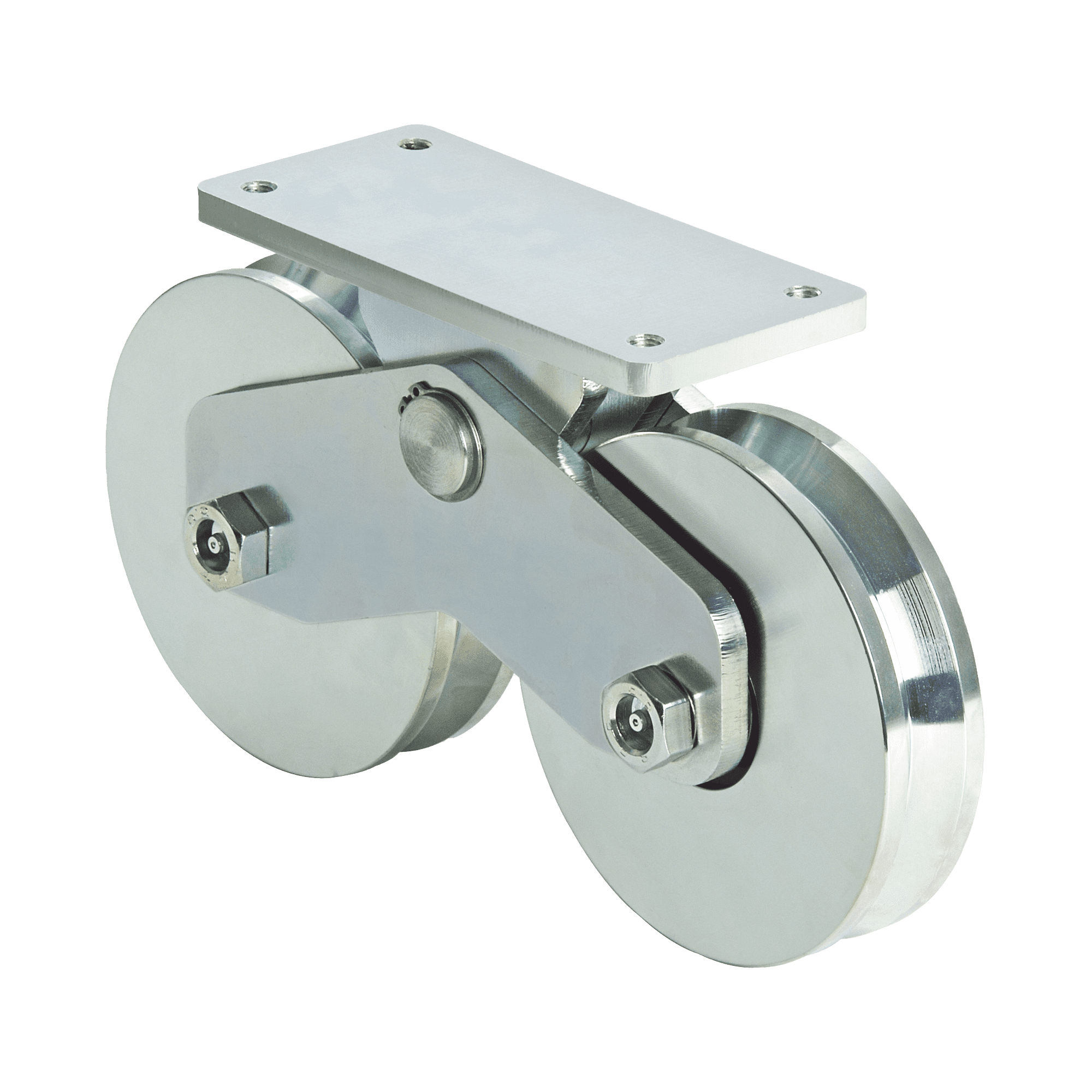 339V - Rueda Doble de 16 cm / Capacidad Para Puertas de hasta 1920 Kg / Canal Tipo V 1151-5622-001