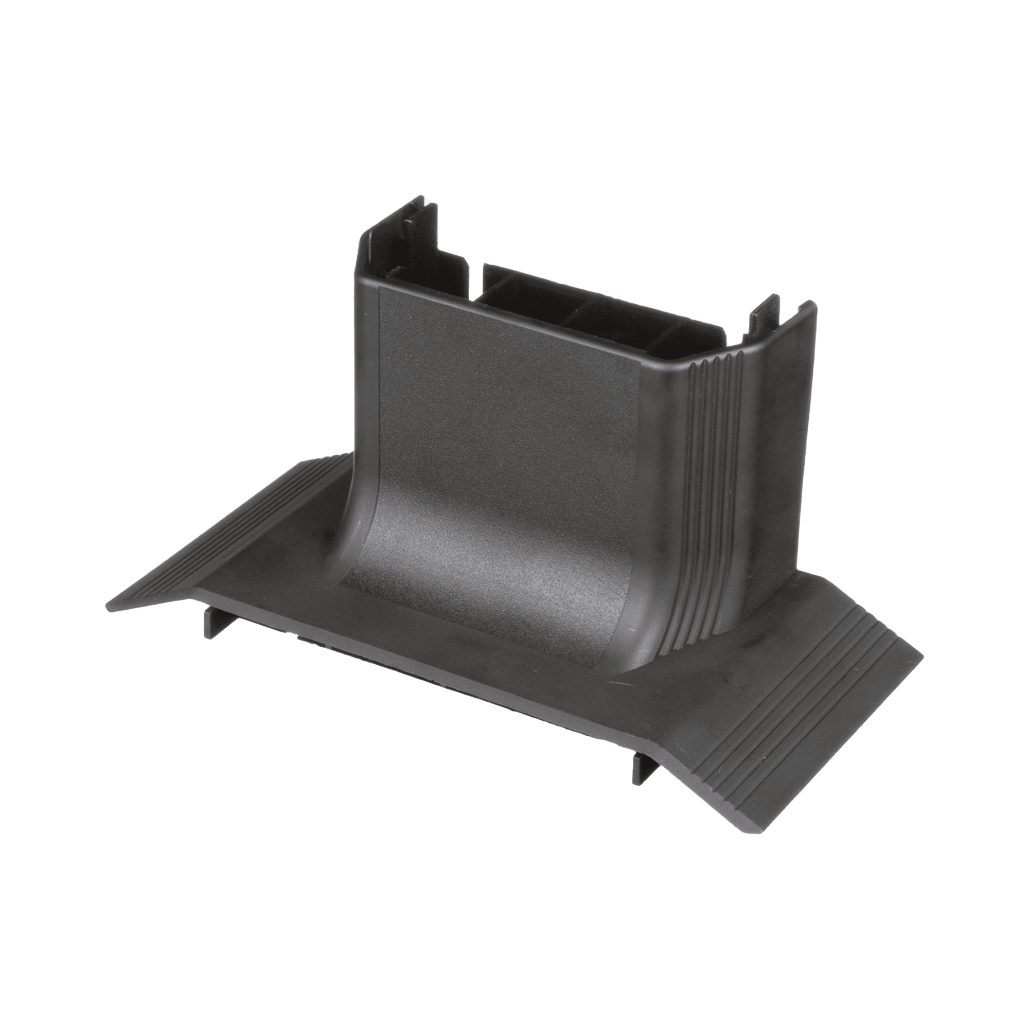 Accesorio de Conexión a Canaleta T70, Para Canaleta de Piso AFR4BCBL6, Material PVC Rígido, Color Negro AFR4TRT70BL