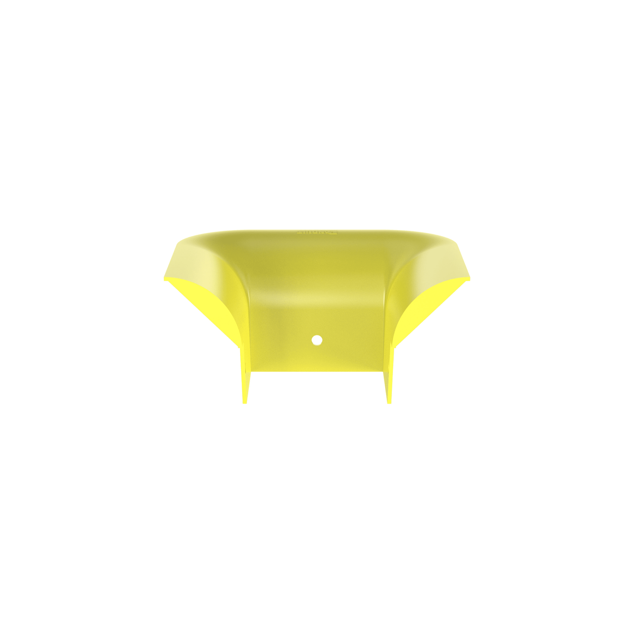 Accesorio de Control de Radio de Curvatura, Para Bajadas de Cable con Canaletas FiberRunner 4x4, Color Amarillo FTR4X4LYL