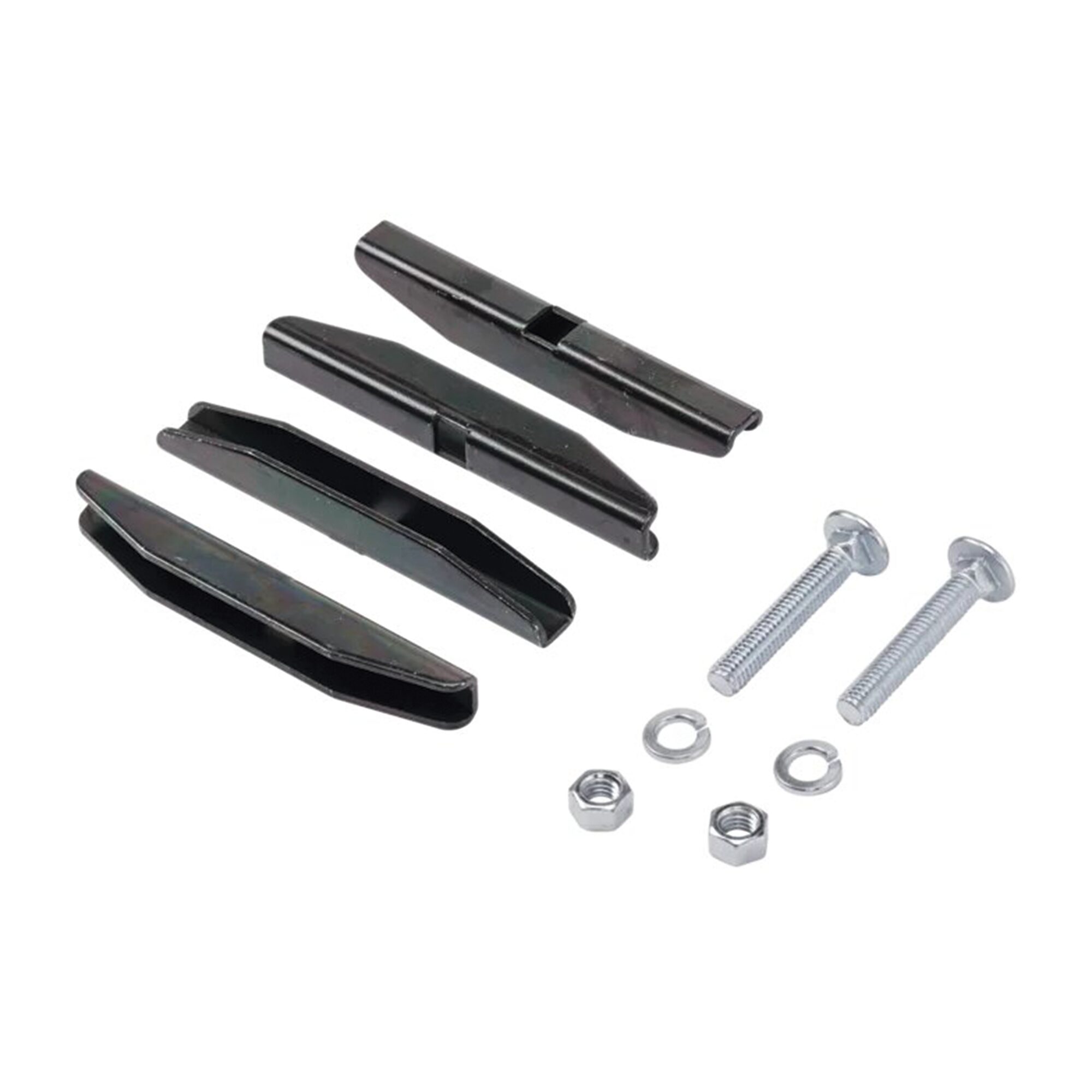 Accesorio de Empalme (Unión), Para Conexión de Escalerilla Recta, Curvas Interiores y Exteriores, de Acero, Color Negro LBSKB