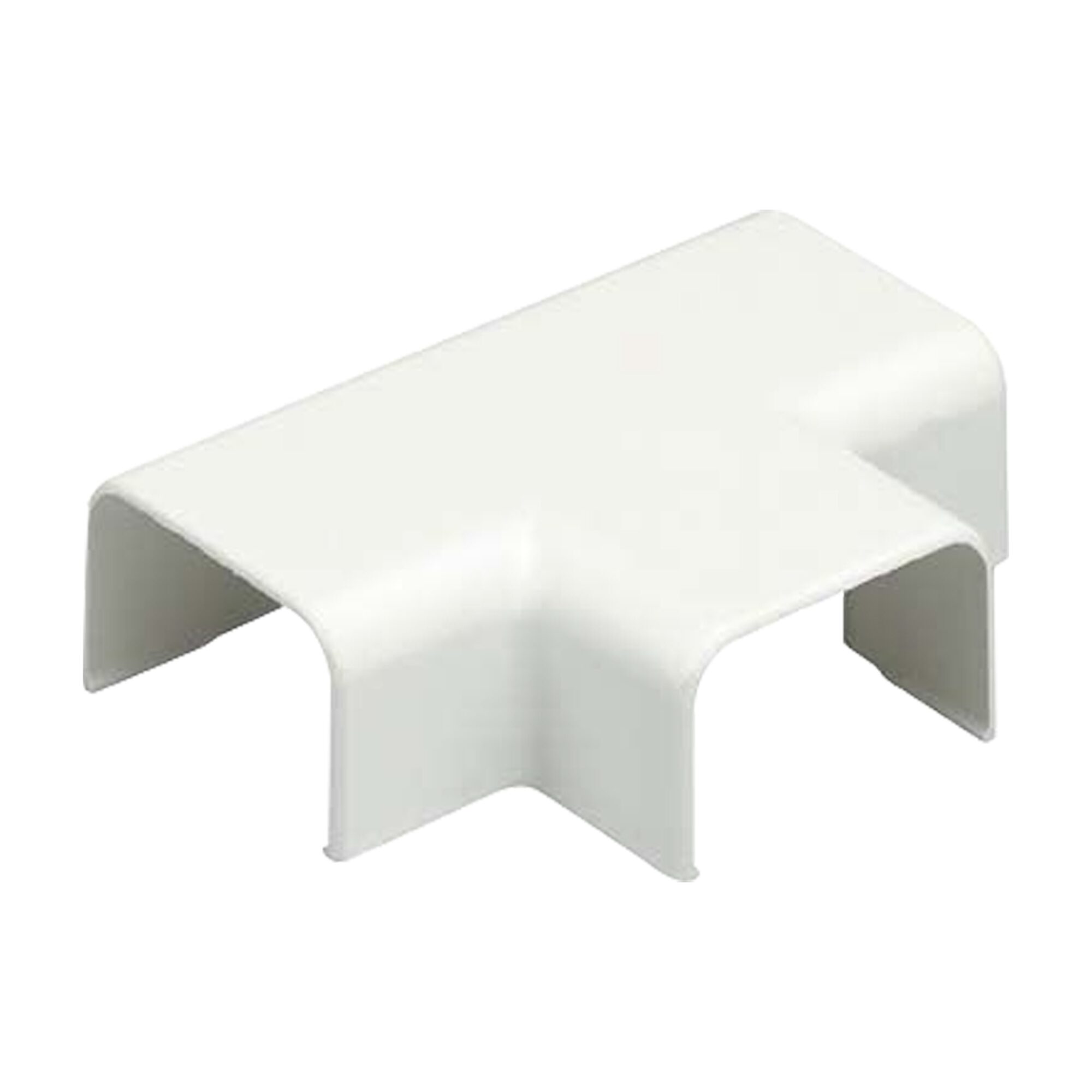 Accesorio en "T", para uso con canaleta LD10, material ABS, Color Blanco TF10WH-X