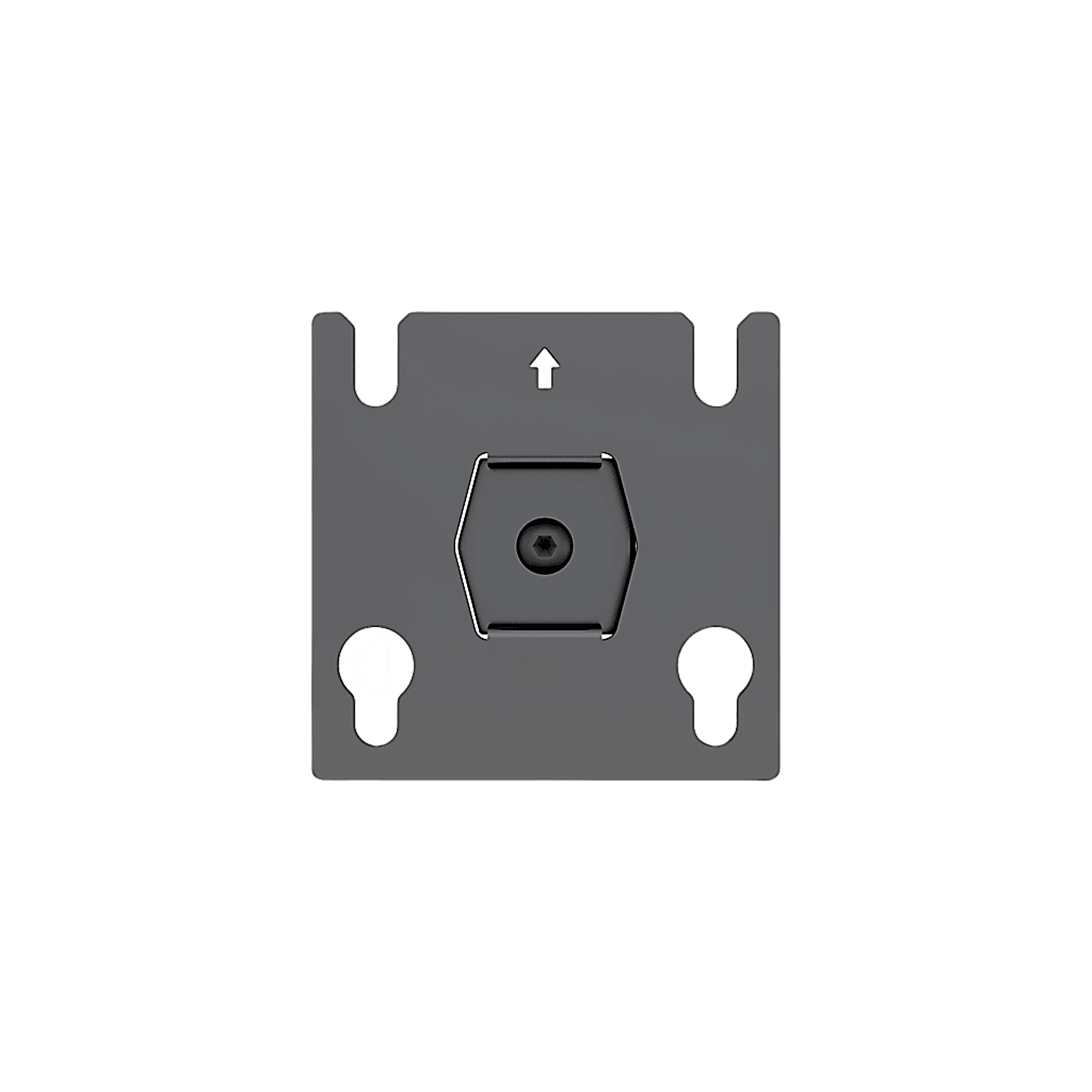 Accesorio_ Placa Adaptadora para Panel LED 30 x 15 mm | Incluye Tornillos y Tuercas | Dimensiones 70 x 90 x 2.5 mm | Diámetro de Perforación 8.5 mm | Facilita Instalación de Paneles LED SDJH648
