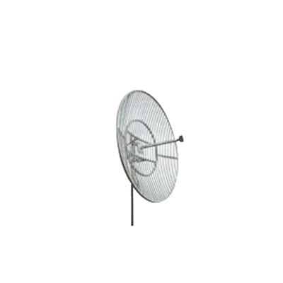 Antena Parabólica de rejilla para Celular de 1850-1990 MHz, 26 dBi.  Antena Donadora que se utiliza para los amplificadores de señal celular para cubrir comunidades alejadas. CR-OGP19